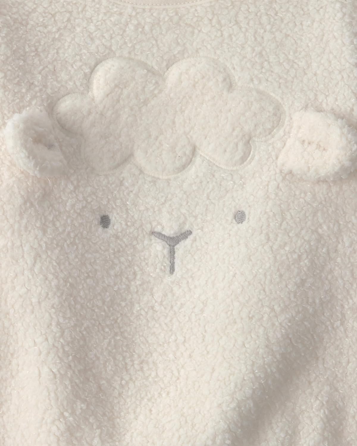 image:imageCarters Baby 2piece Sweater Knit SetIvory Lamb Art