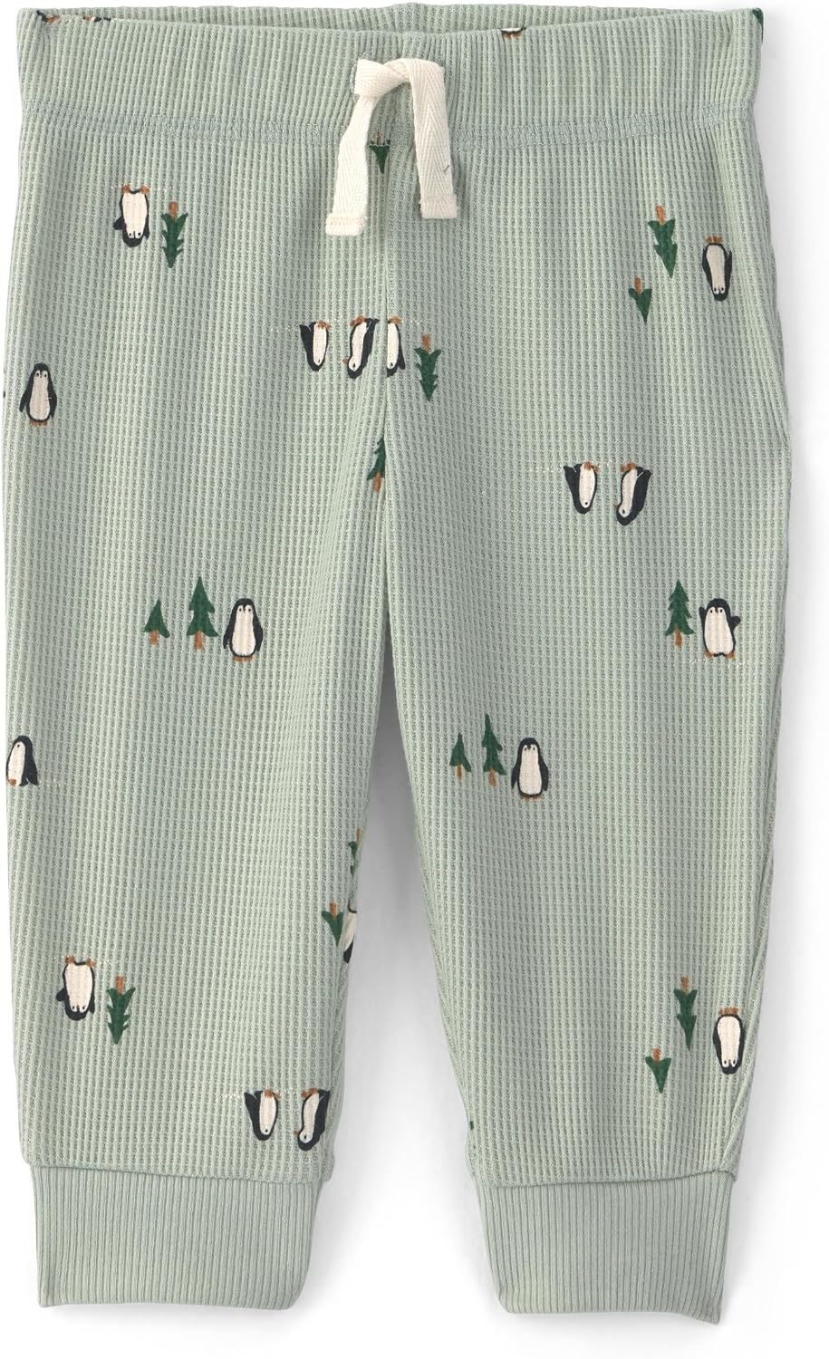 image:imageCarters Baby Boys 2piece Bodysuit Pant SetGreen Penguin