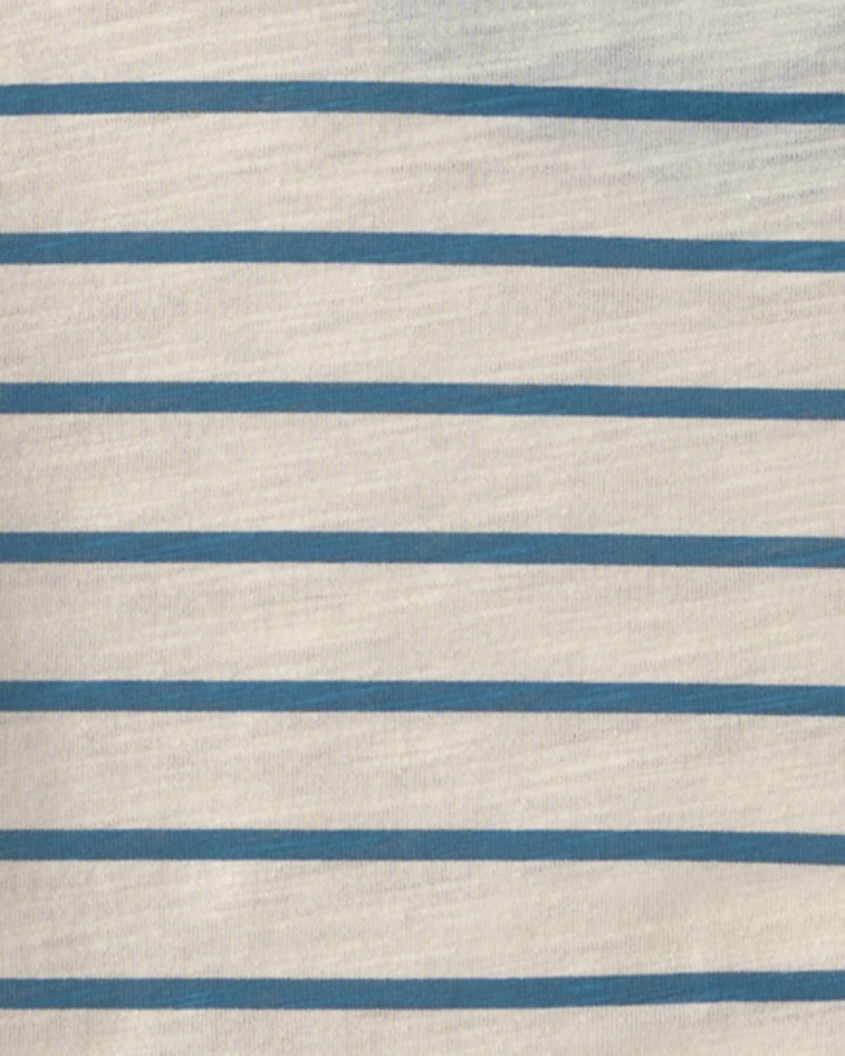 image:imageCarters Baby Boys 2piece Pant Set Navy Blue Grey Little Champ PrintBeige White Striped