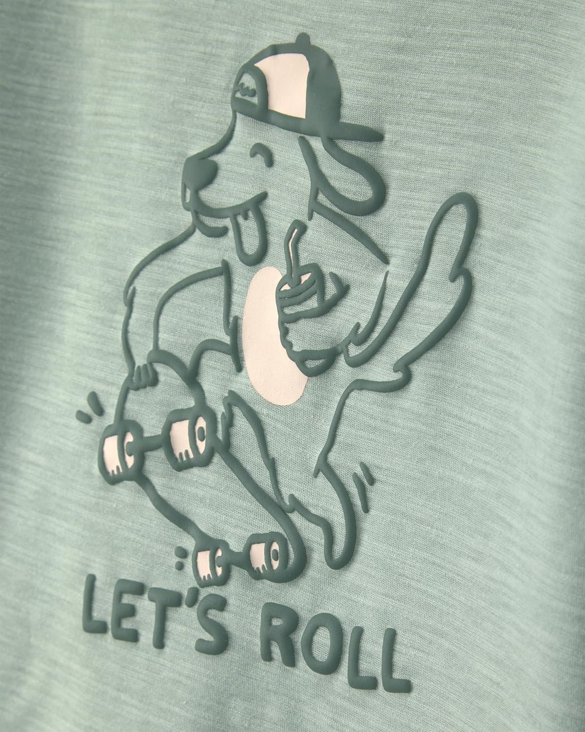 image:imageCarters Baby Boys 2piece Pant Set Navy Blue Grey Little Champ PrintGreen Skating Dog