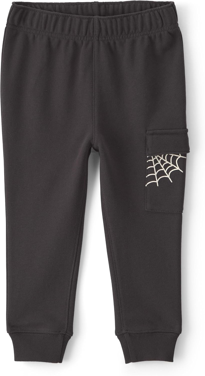 image:imageCarters Baby Boys 2piece Pant Set Navy Blue Grey Little Champ PrintGrey Black Halloween