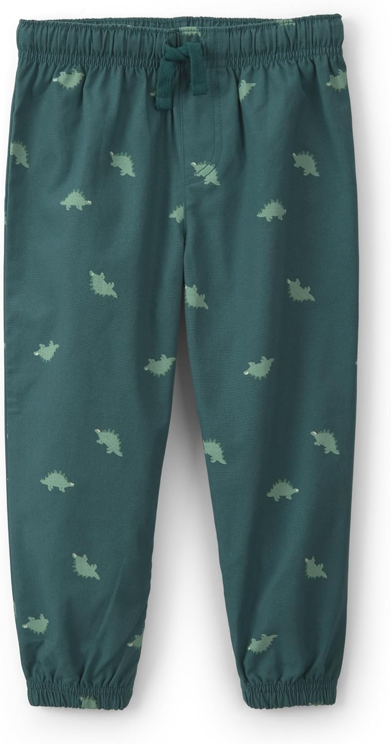 image:imageCarters Baby Boys 2piece Pant Set Navy Blue Grey Little Champ PrintGrey Green Dino