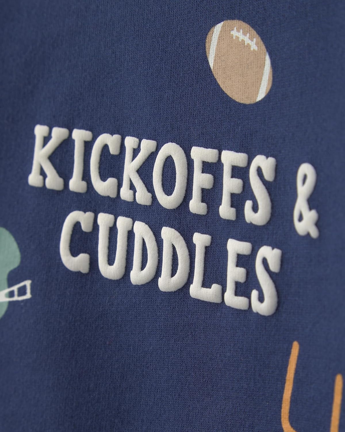 image:imageCarters Baby Boys 2piece Pant Set Navy Blue Grey Little Champ PrintNavy Blue Football