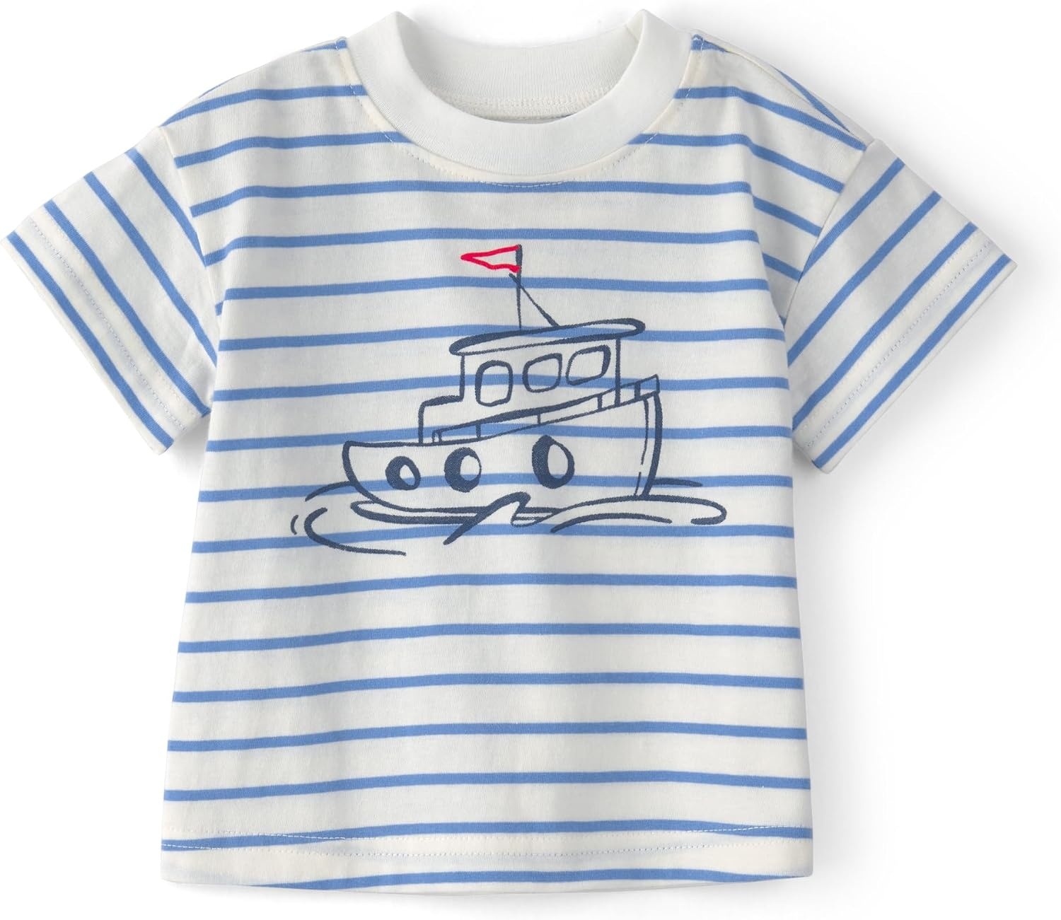image:imageCarters Baby Boys 3piece Short SetBlue Mariner