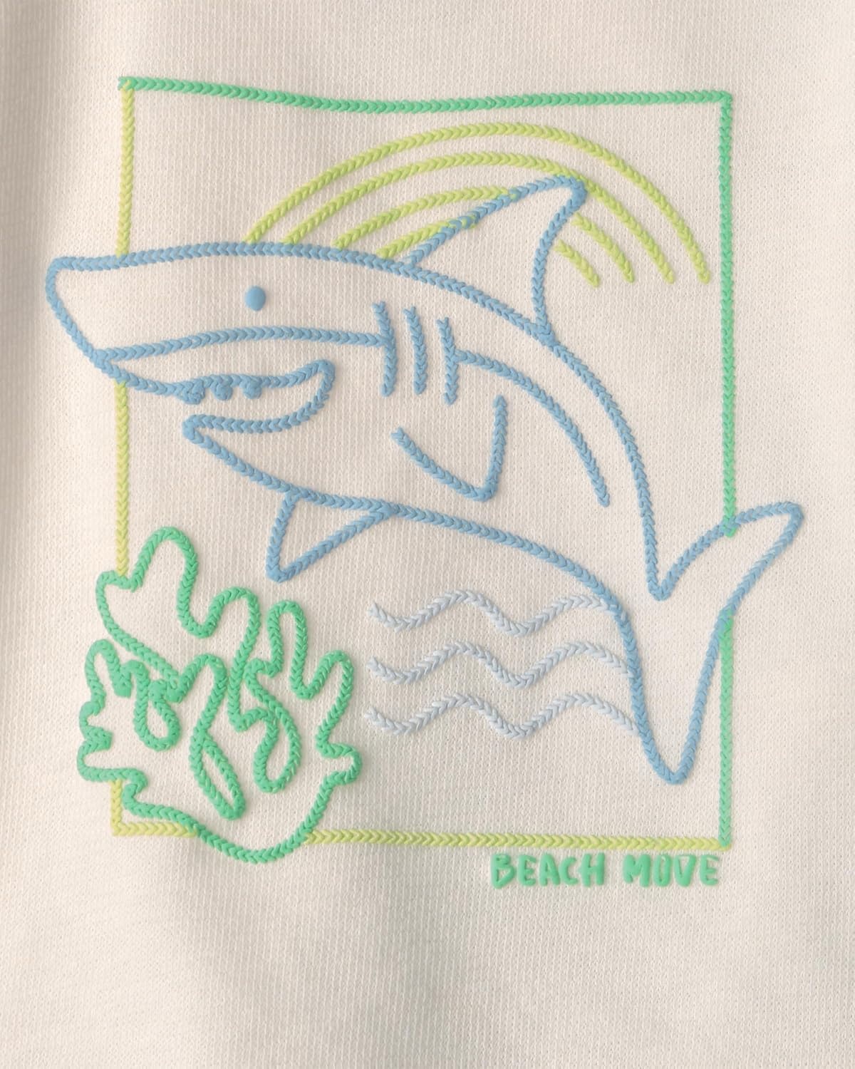 image:imageCarters Baby Boys 3piece Short SetGreen Shark