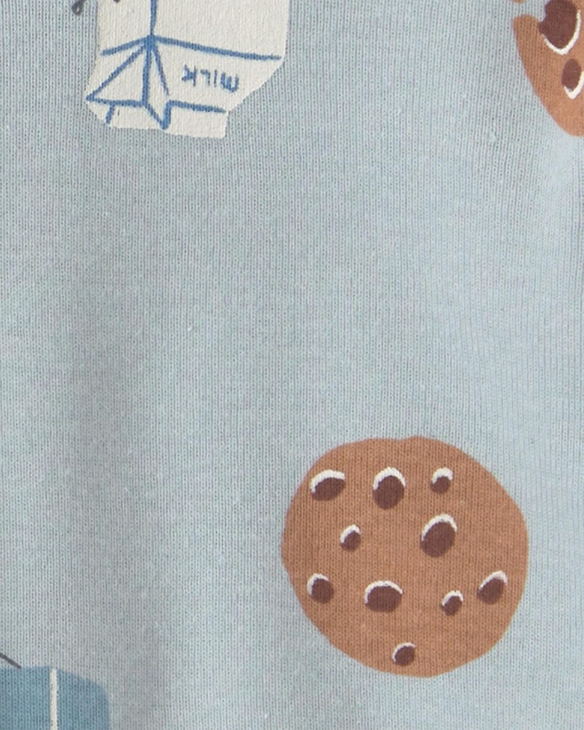 image:imageCarters Baby Boys 4pack Long Sleeve BodysuitsMulti Milk Cookies