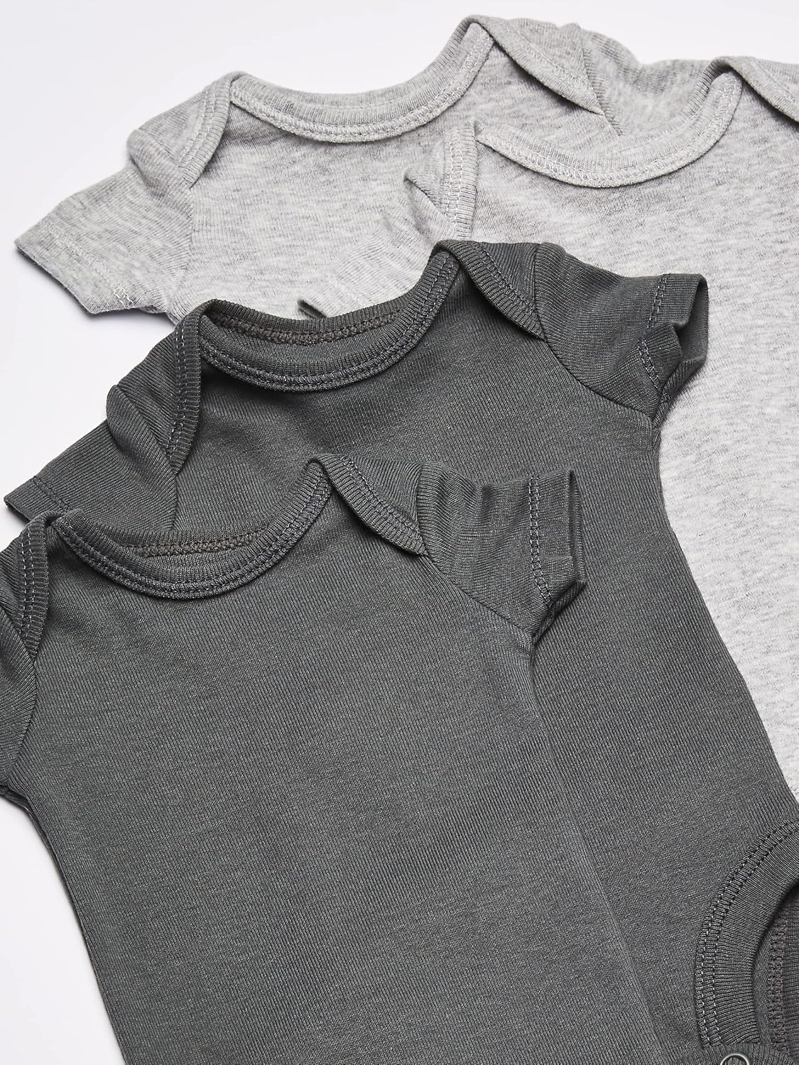 image:imageCarters Baby Boys 8pack Shortsleeve BodysuitsMulti Oatmeal