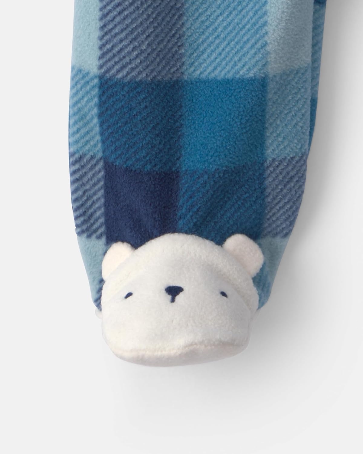 image:imageCarters Baby Boys Fleece Sleep and PlayBlue Bear Plaid