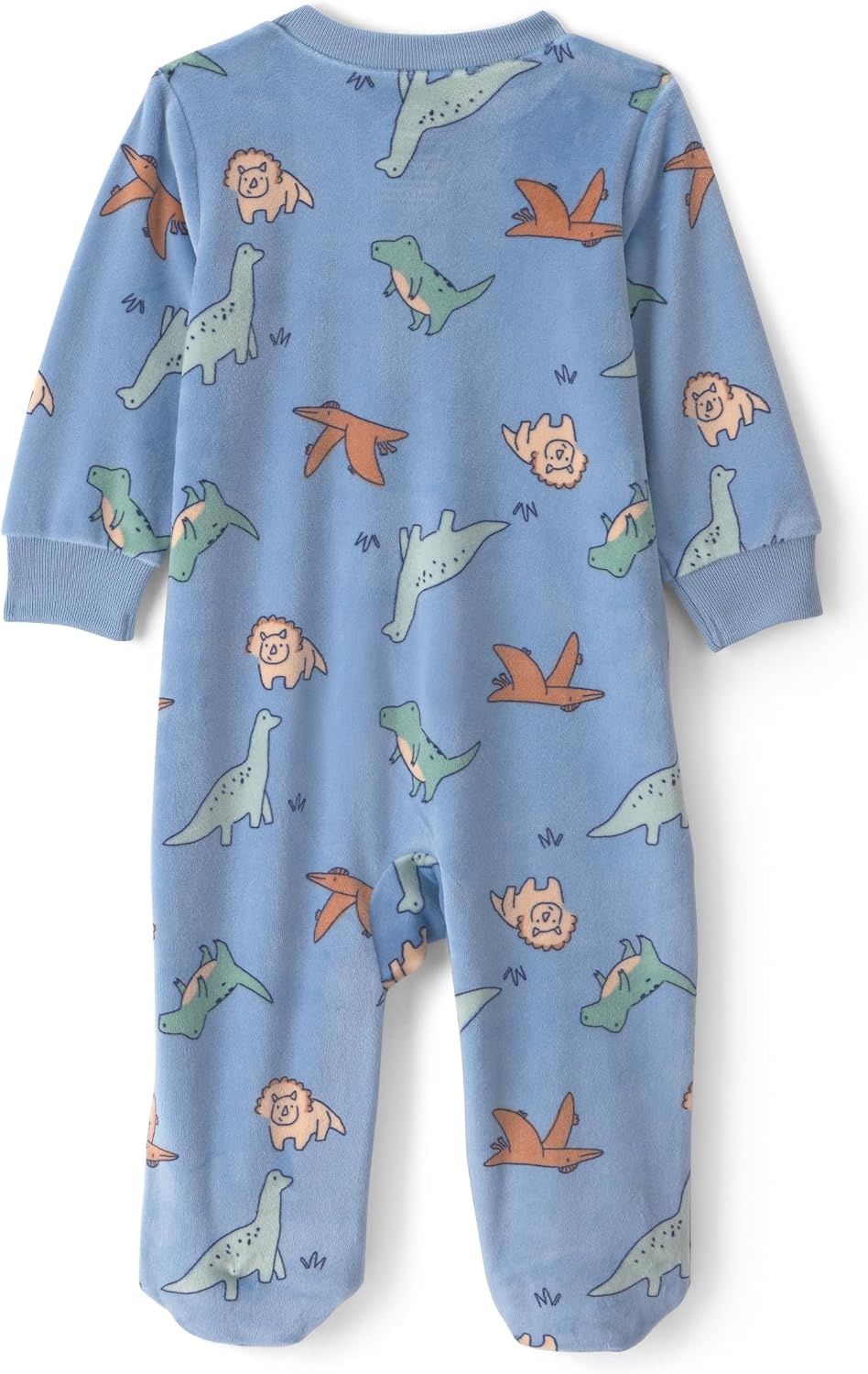 image:imageCarters Baby Boys Fleece Sleep and PlayBlue Dino Print