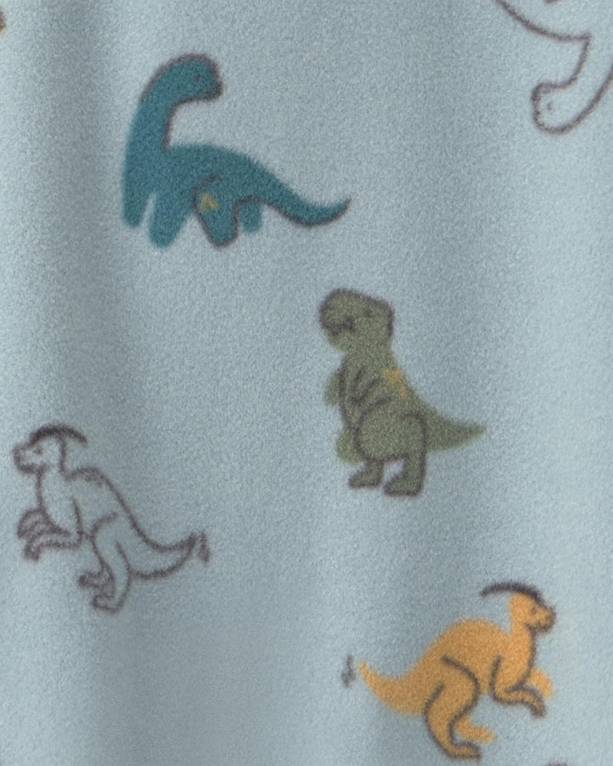 image:imageCarters Baby Boys Fleece Sleep and PlayBlue Dinosaur Print