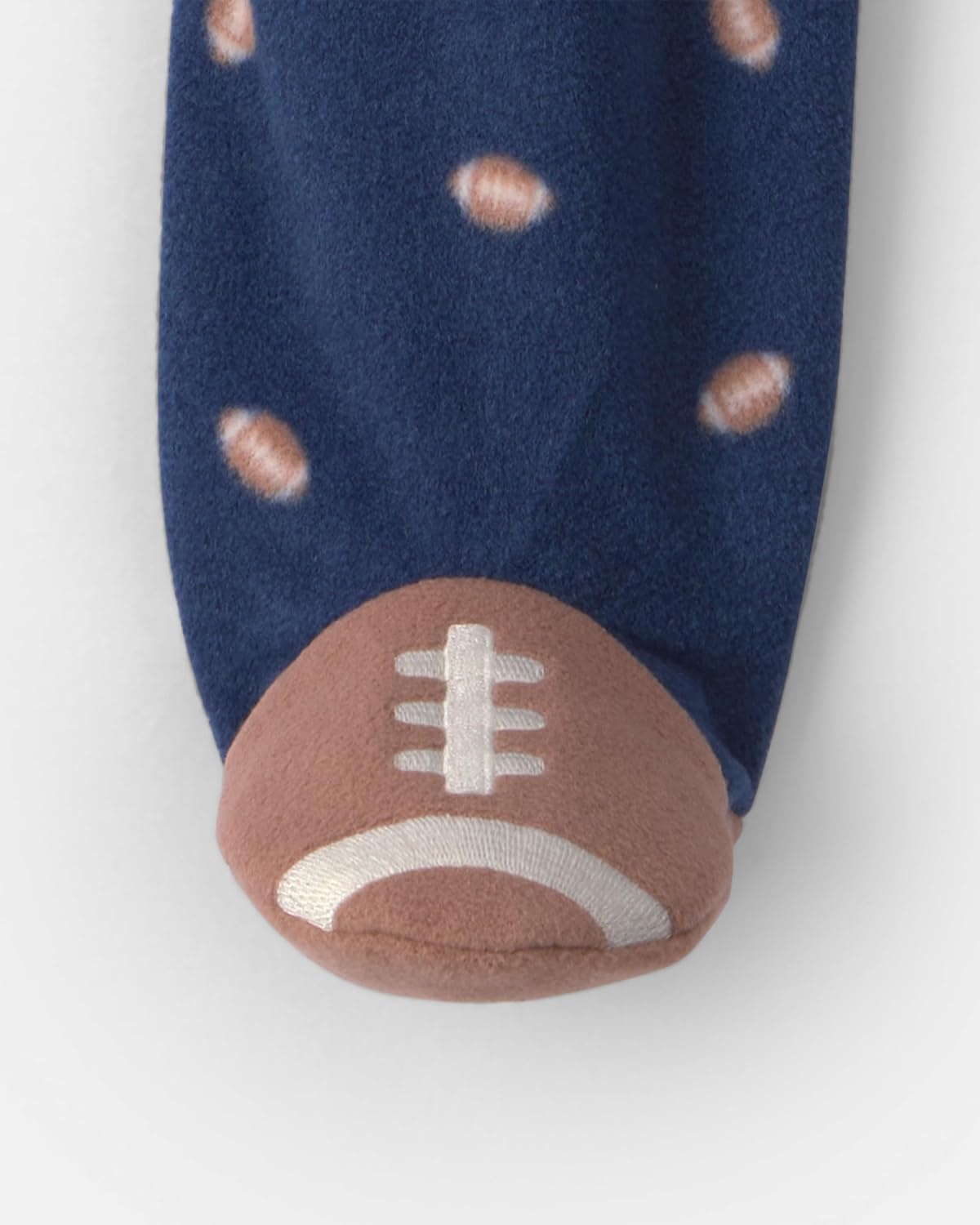 image:imageCarters Baby Boys Fleece Sleep and PlayBlue Football