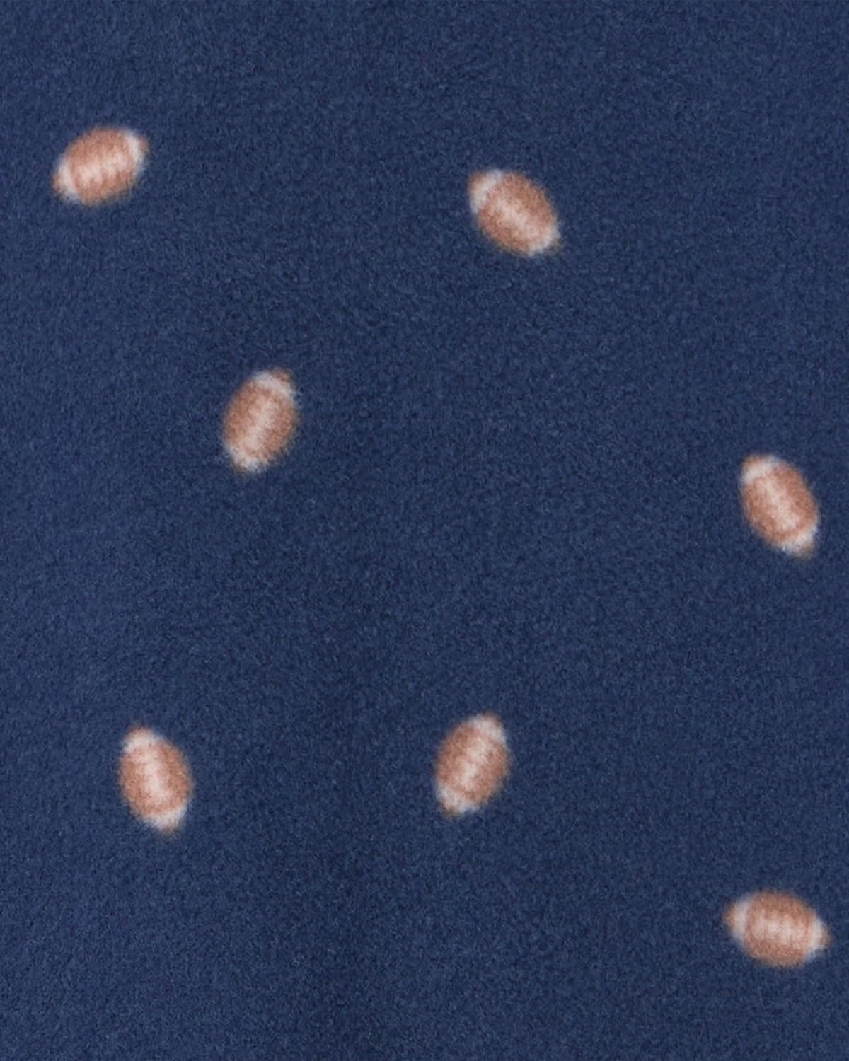 image:imageCarters Baby Boys Fleece Sleep and PlayBlue Football