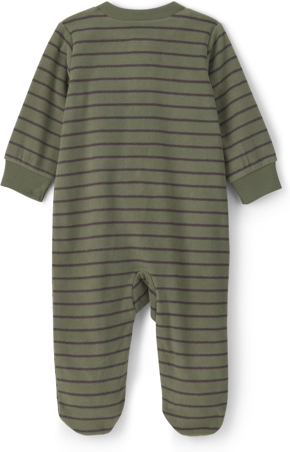 image:imageCarters Baby Boys Fleece Sleep and PlayGreen Stripe