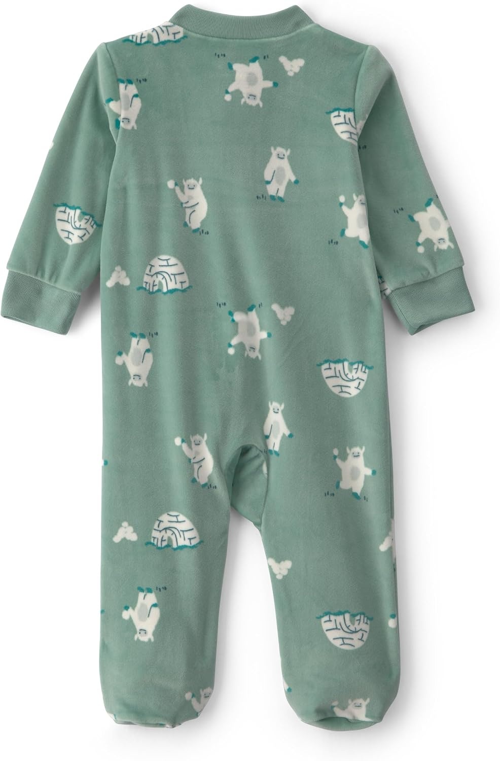 image:imageCarters Baby Boys Fleece Sleep and PlayGreen Yeti