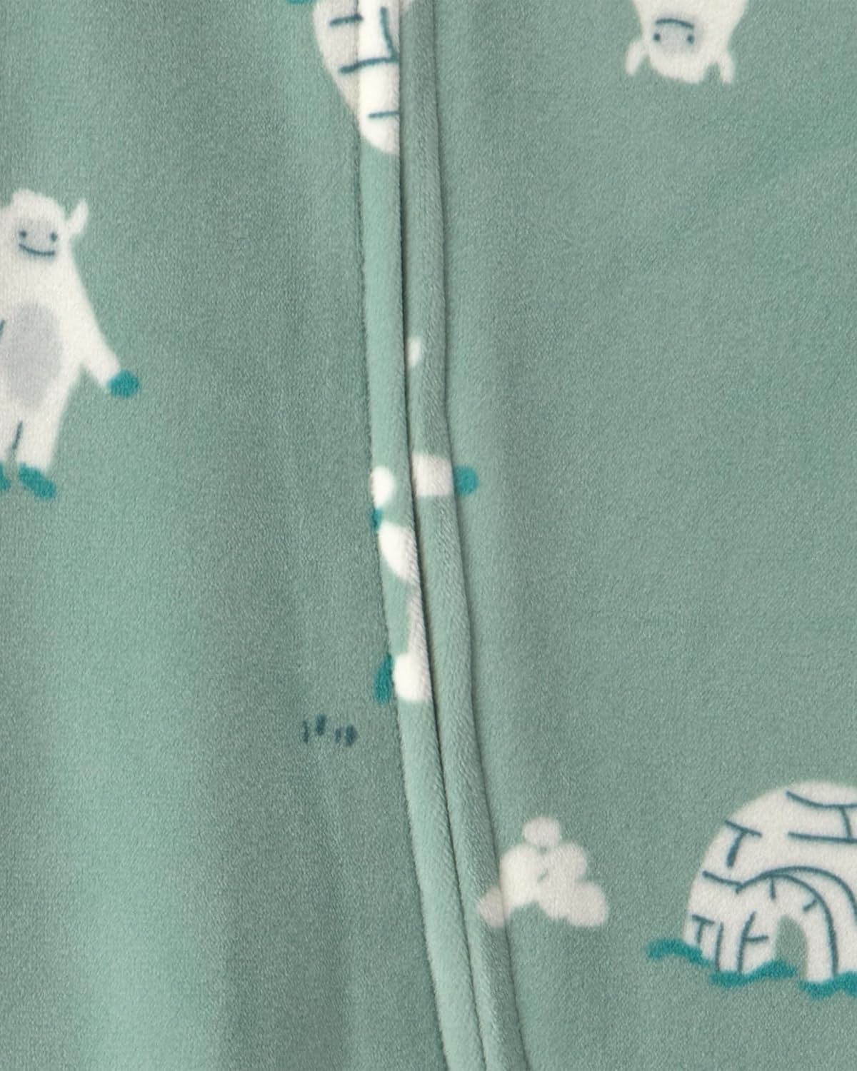 image:imageCarters Baby Boys Fleece Sleep and PlayGreen Yeti