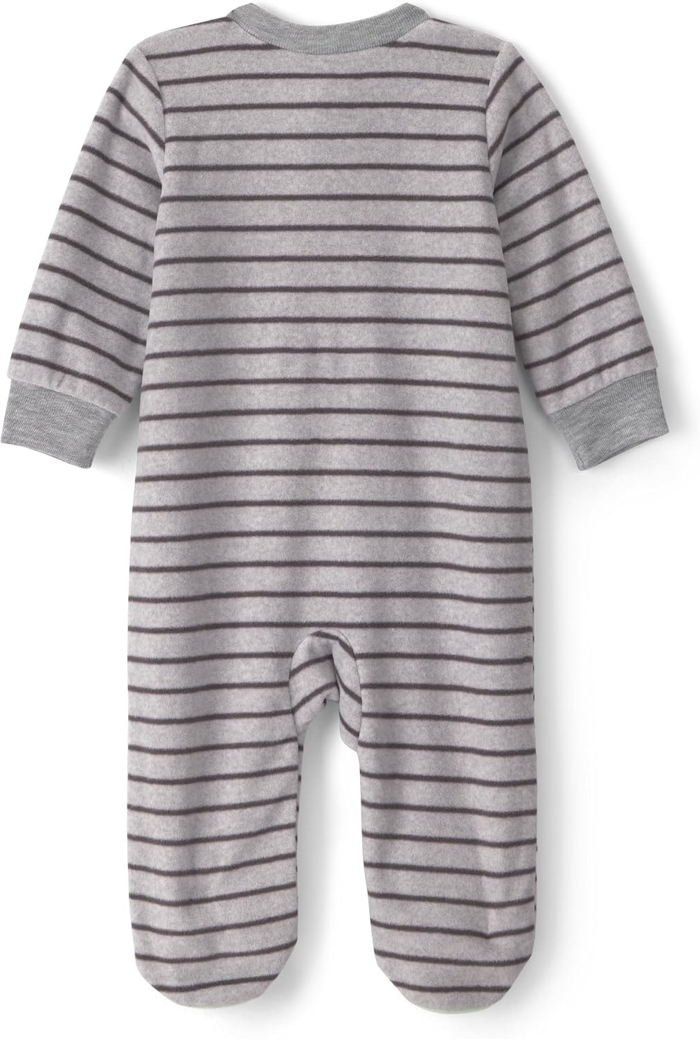 image:imageCarters Baby Boys Fleece Sleep and PlayGrey Monster Foot Art