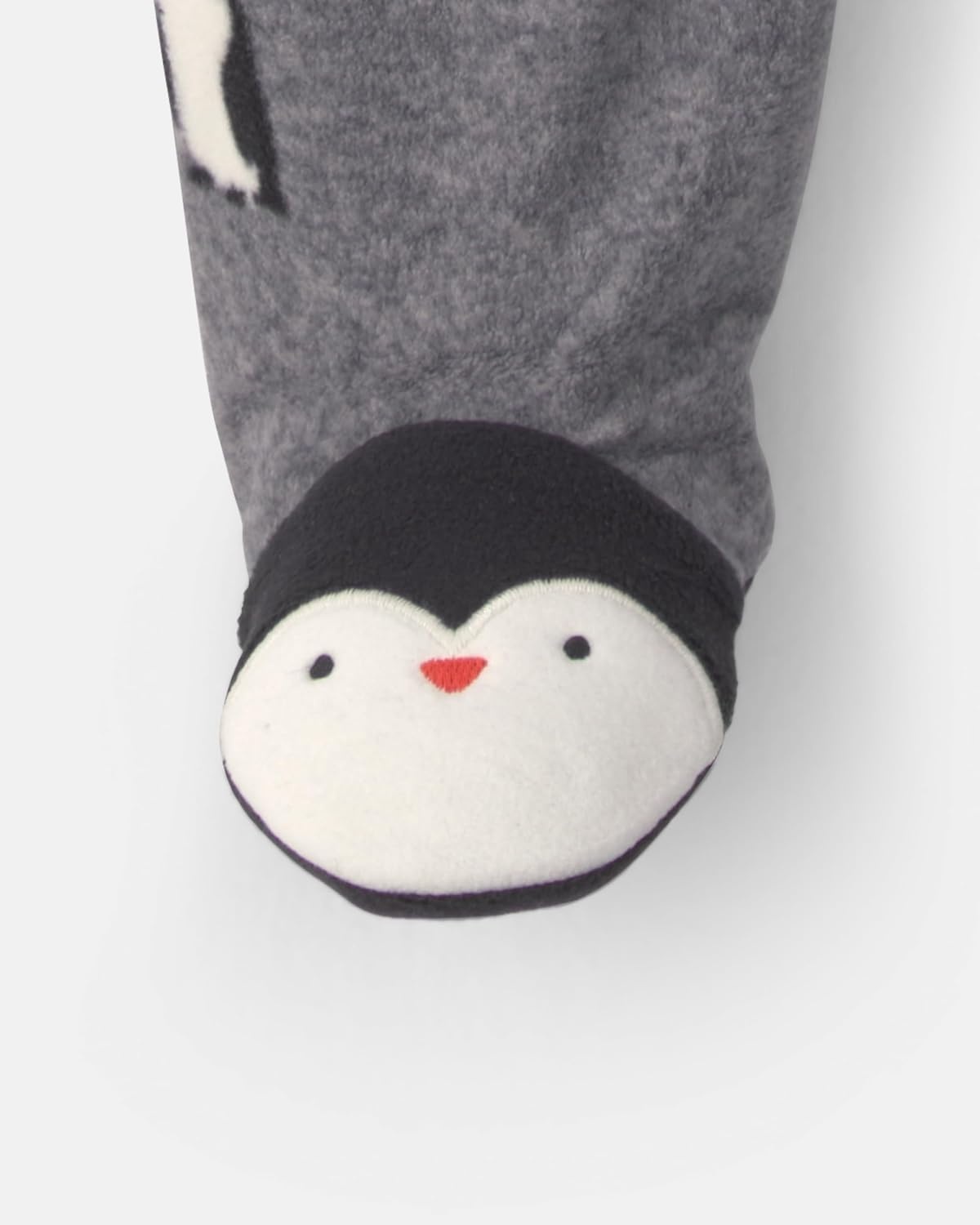 image:imageCarters Baby Boys Fleece Sleep and PlayGrey Penguin