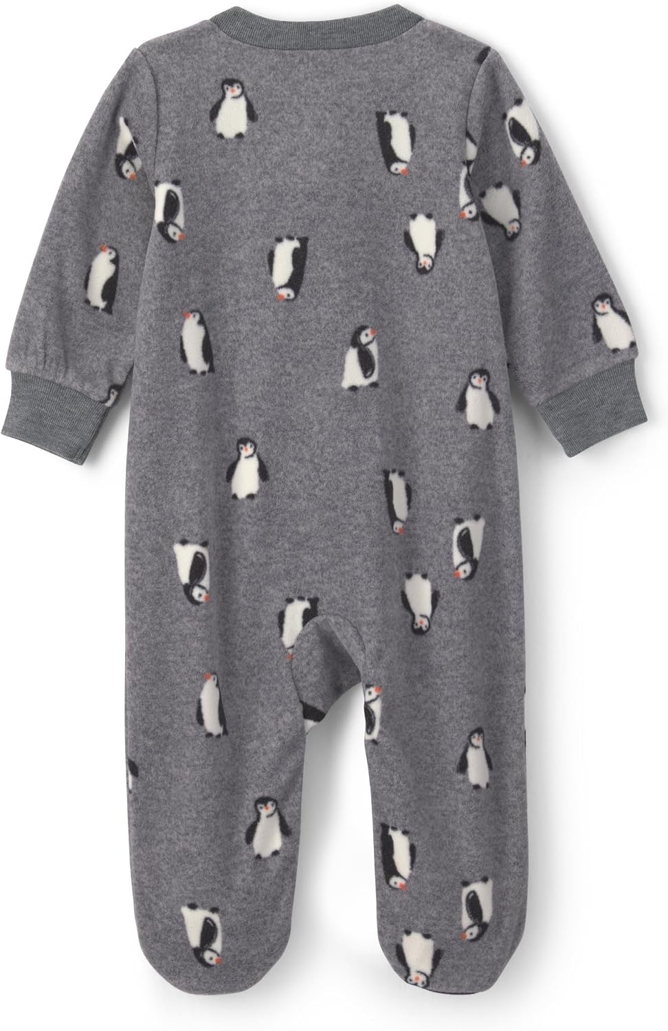 image:imageCarters Baby Boys Fleece Sleep and PlayGrey Penguin
