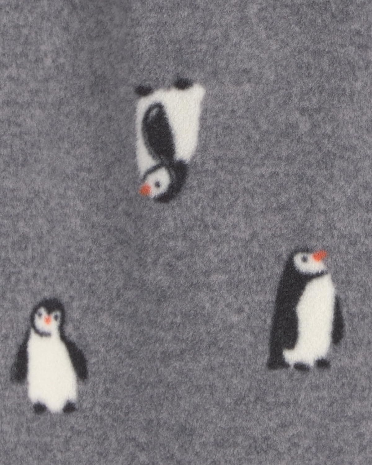 image:imageCarters Baby Boys Fleece Sleep and PlayGrey Penguin