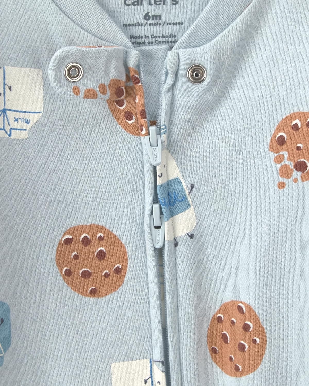 image:imageCarters Baby Boys Interlock Sleep and PlayBlue Milk Cookies