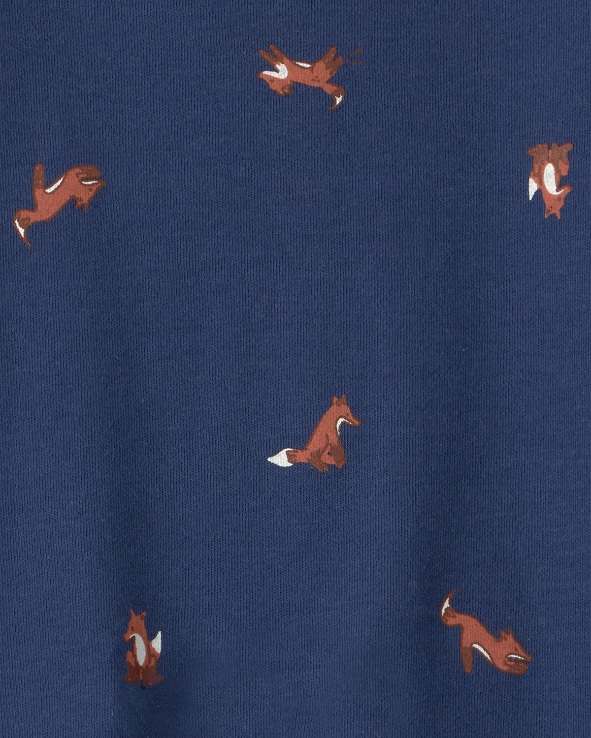image:imageCarters Baby Boys Interlock Sleep and PlayNavy Blue Fox Print