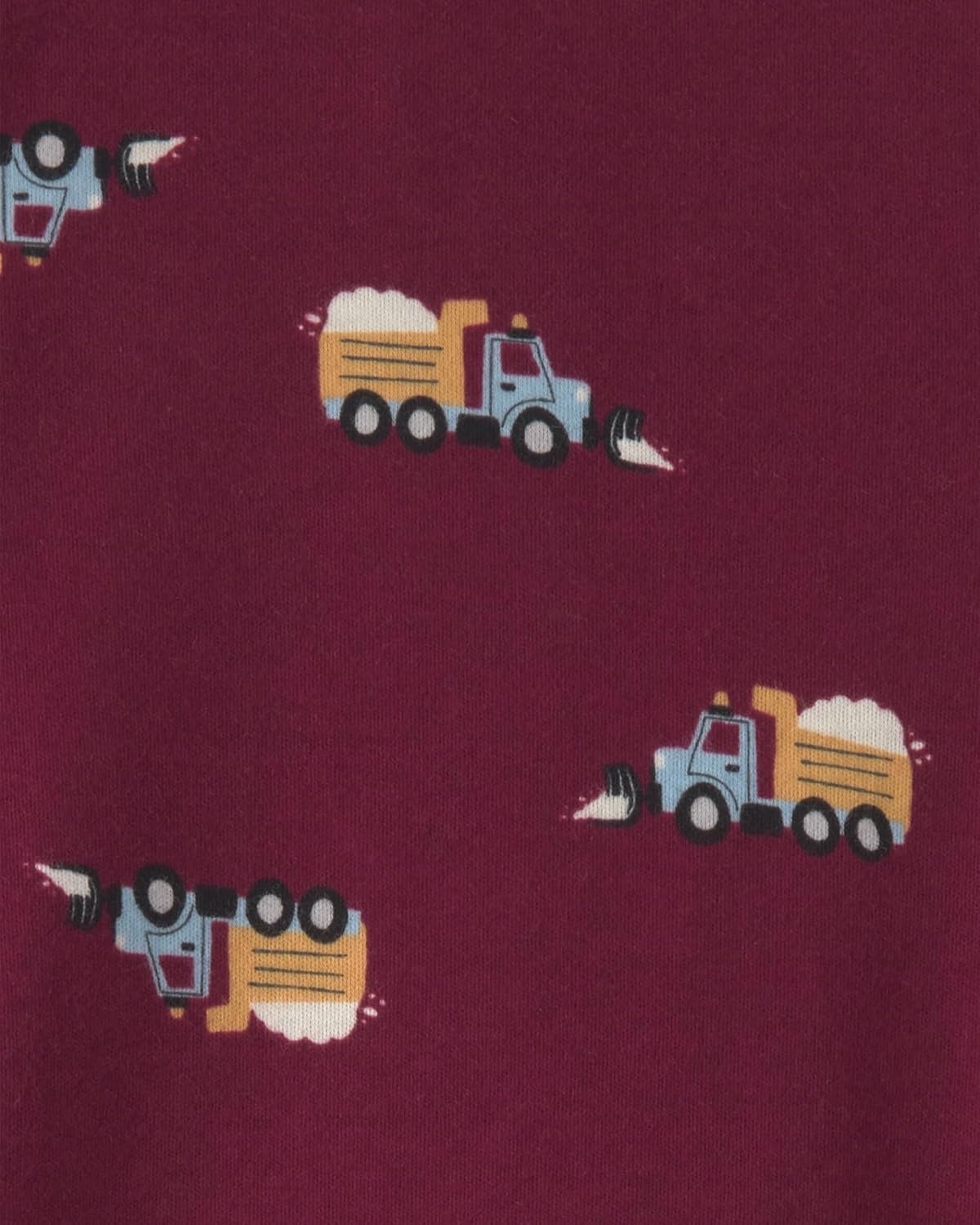 image:imageCarters Baby Boys Interlock Sleep and PlaySnow Plow Print