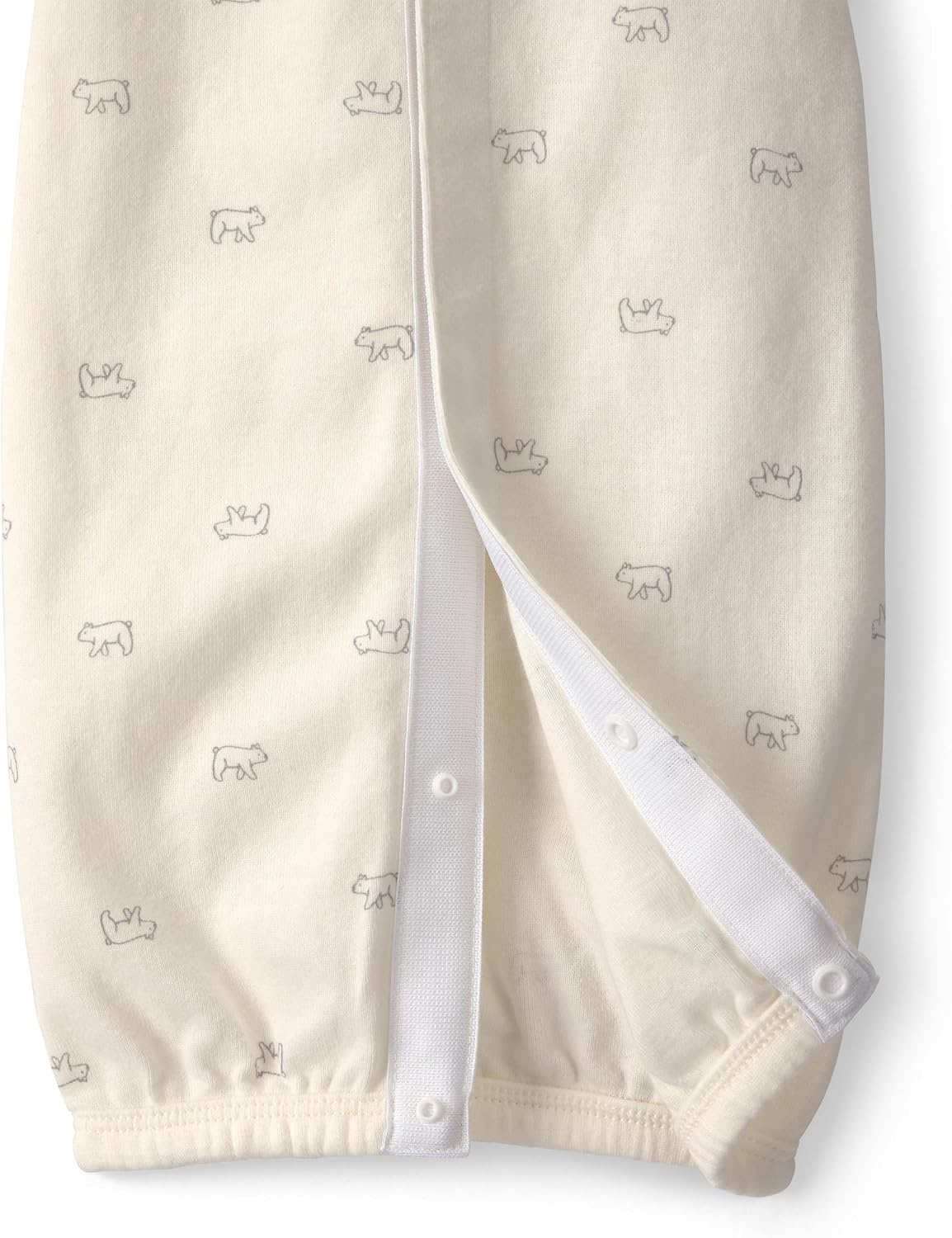 image:imageCarters Baby Boys Nicu GownsIvory Bear Print