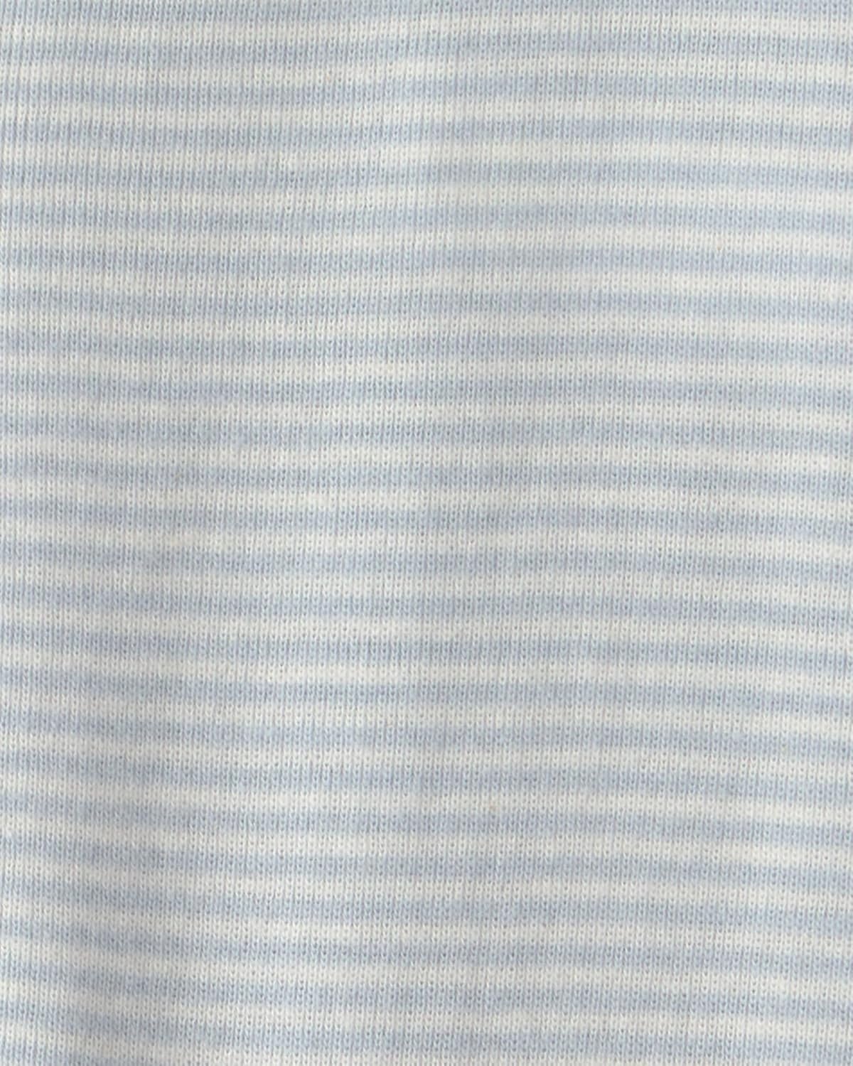 image:imageCarters Baby Boys Nicu JumpsuitBlue Stripe