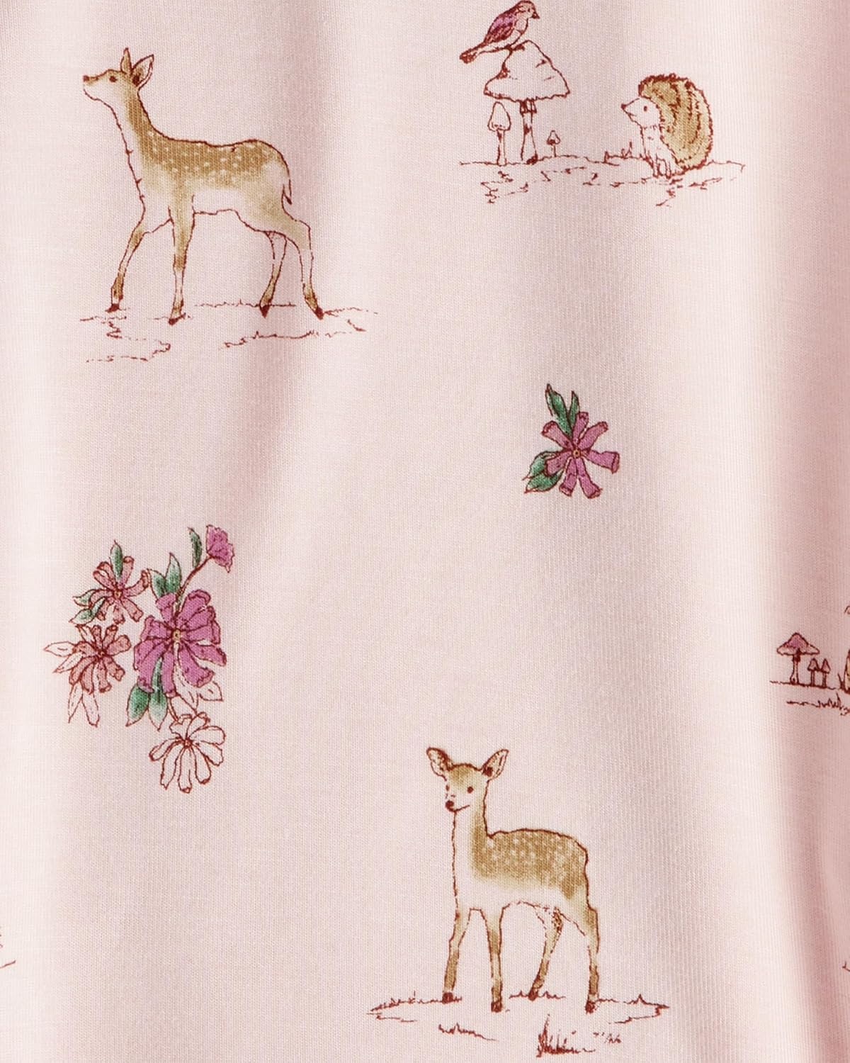 image:imageCarters Baby Boys Purelysoft 2pack Long Sleeve BodysuitBurgundy Deer Print