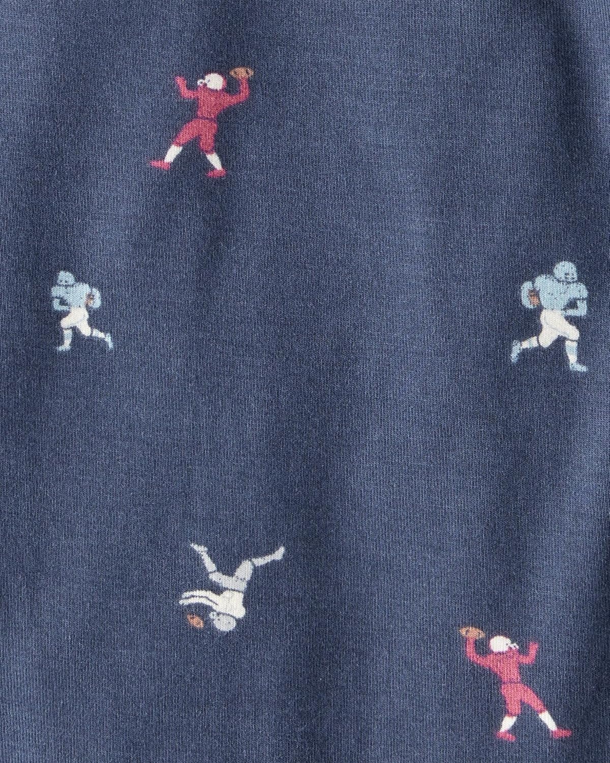image:imageCarters Baby Boys Purelysoft 2pack Long Sleeve BodysuitFootball Print