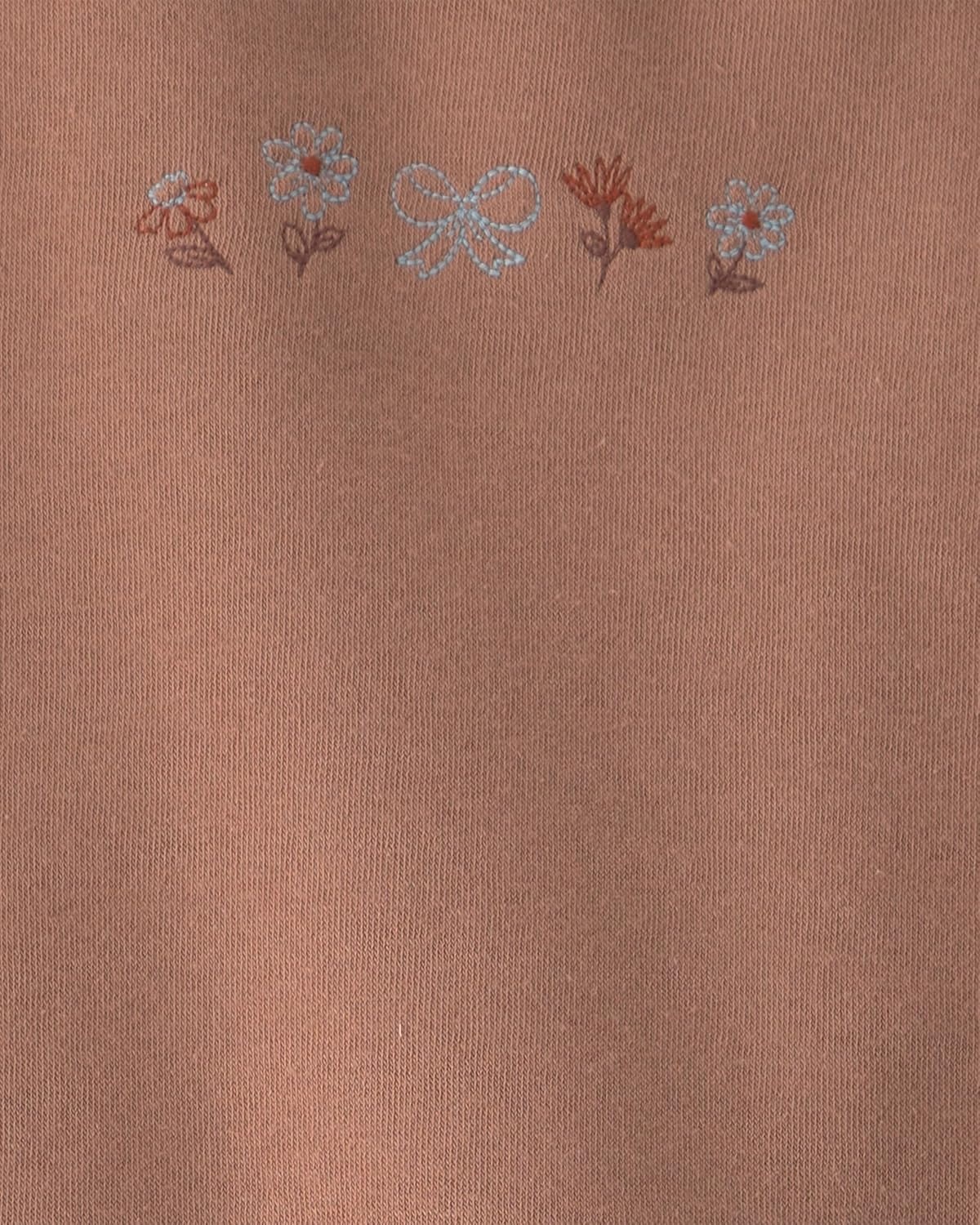 image:imageCarters Baby Girls 2piece Pant SetBrown Floral