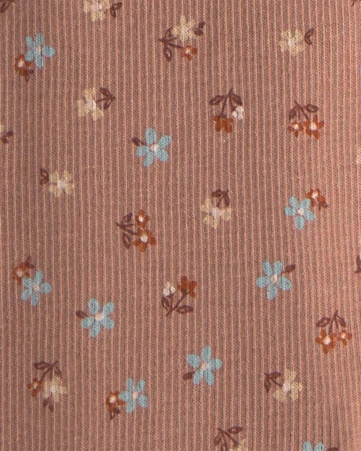 image:imageCarters Baby Girls 2piece Pant SetBrown Floral