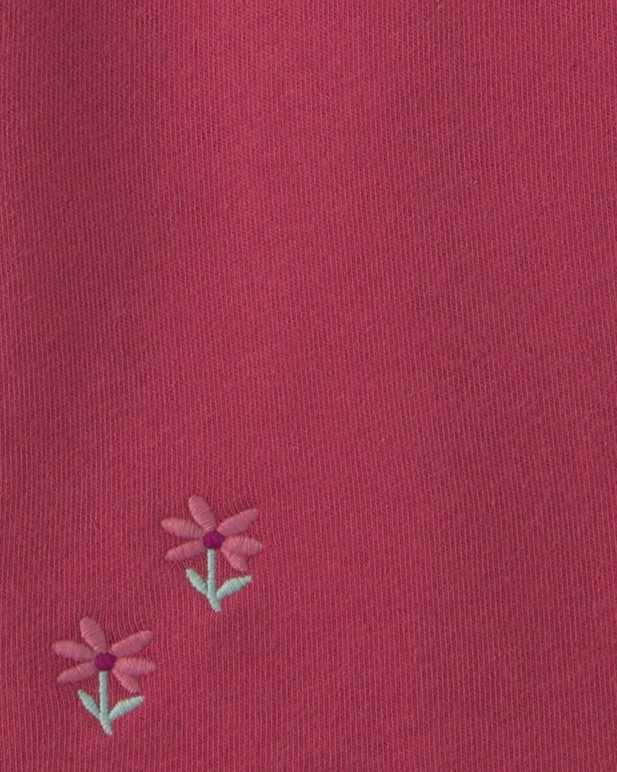 image:imageCarters Baby Girls 2piece Pant SetBrown Red Floral