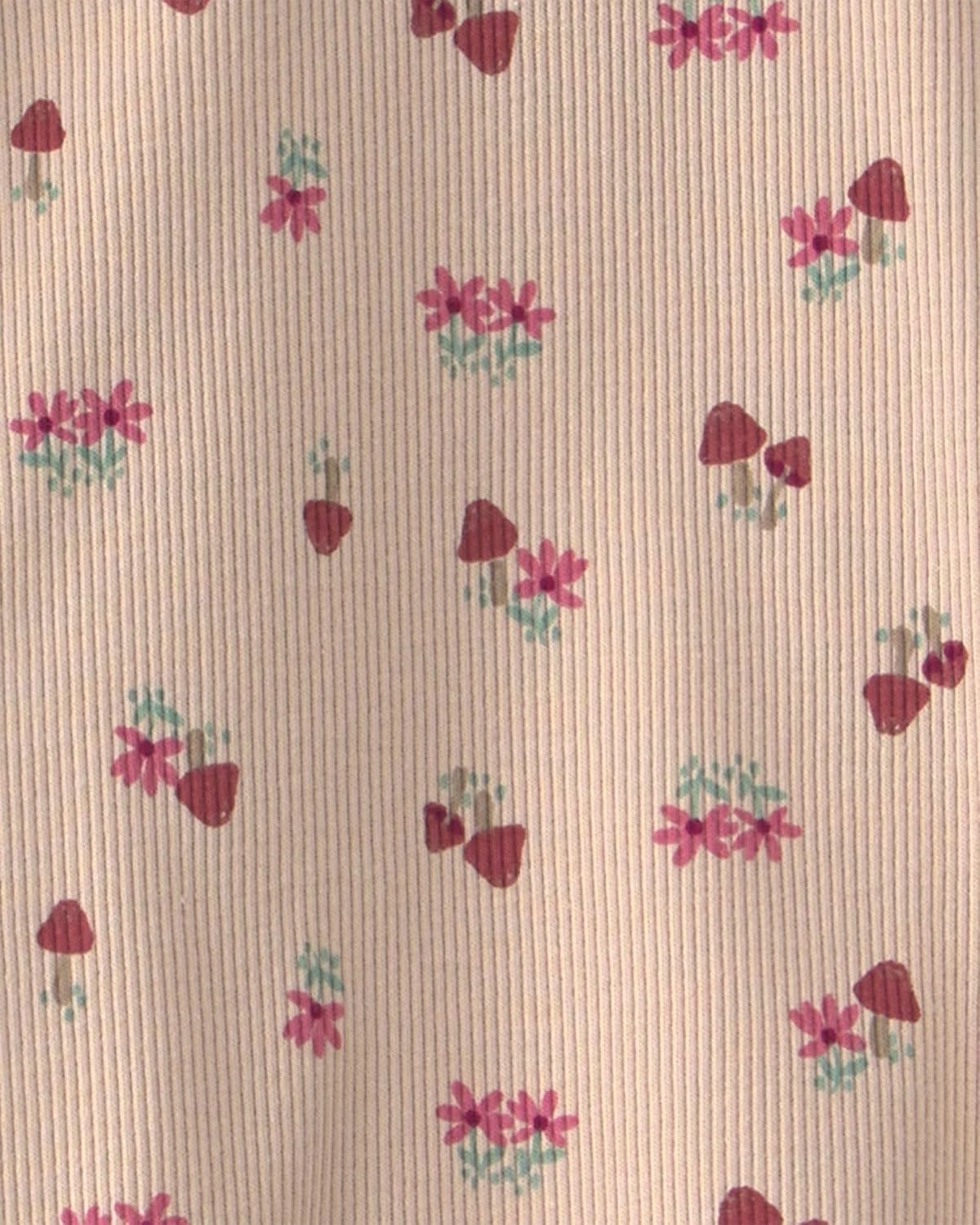 image:imageCarters Baby Girls 2piece Pant SetBrown Red Floral