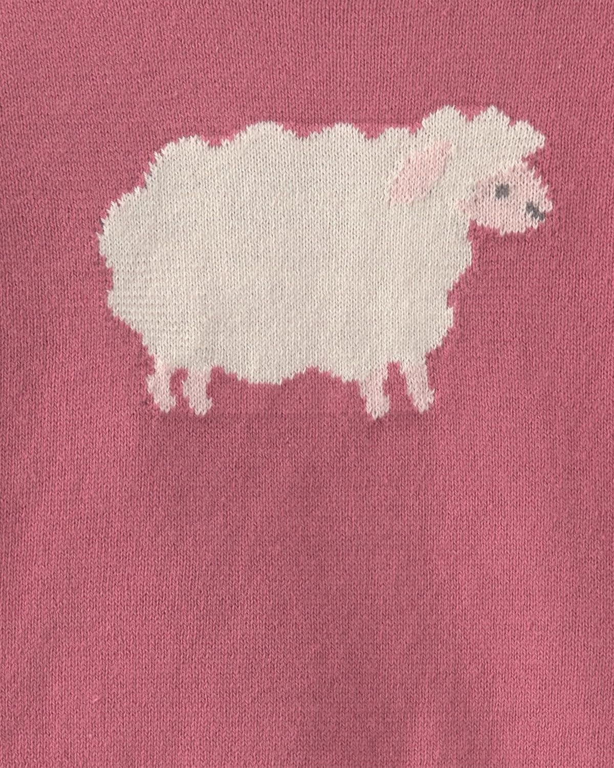image:imageCarters Baby Girls 2piece Pant SetPink Sheep Intarsia