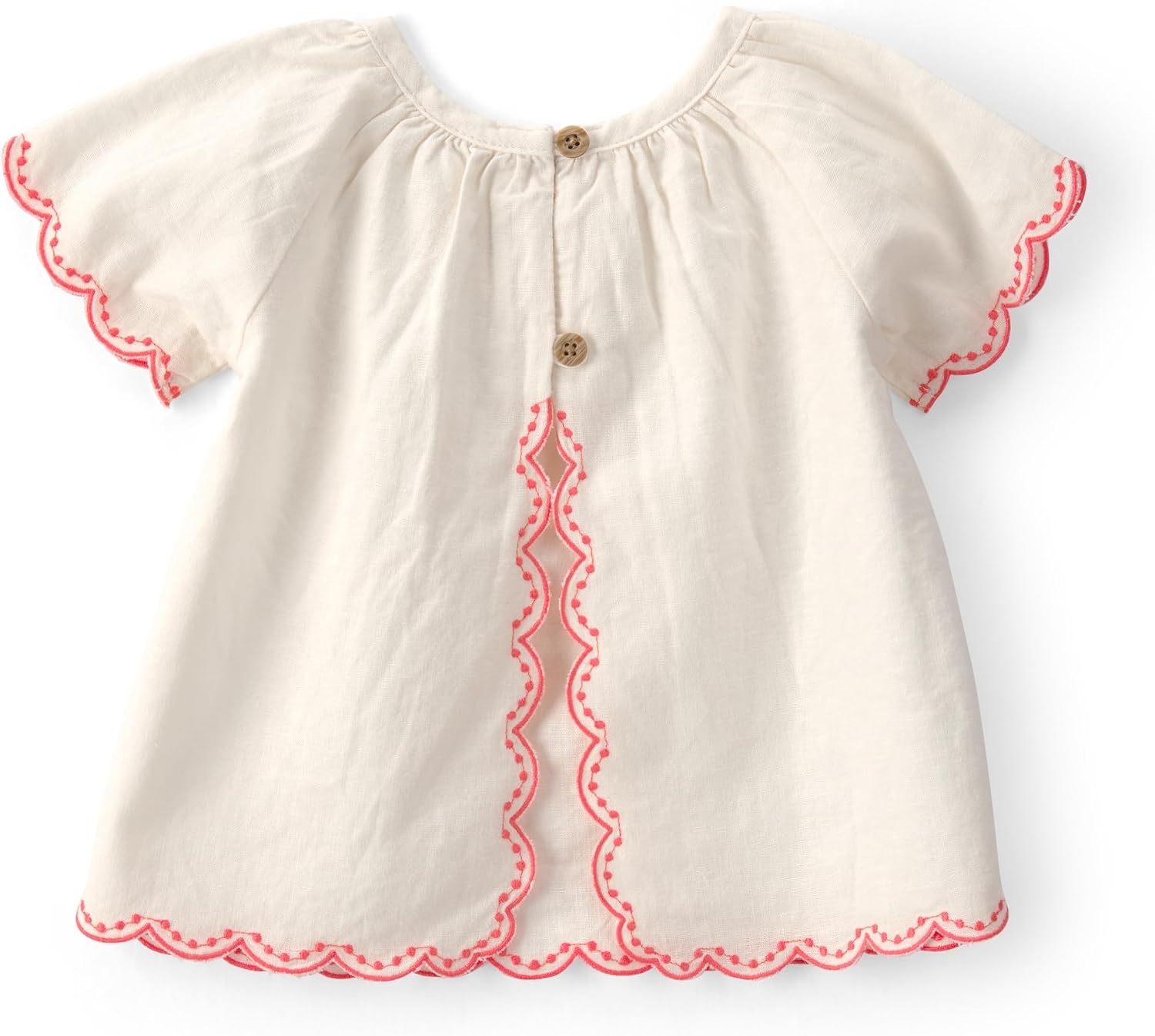 image:imageCarters Baby Girls 2piece Pant SetSolid Cream