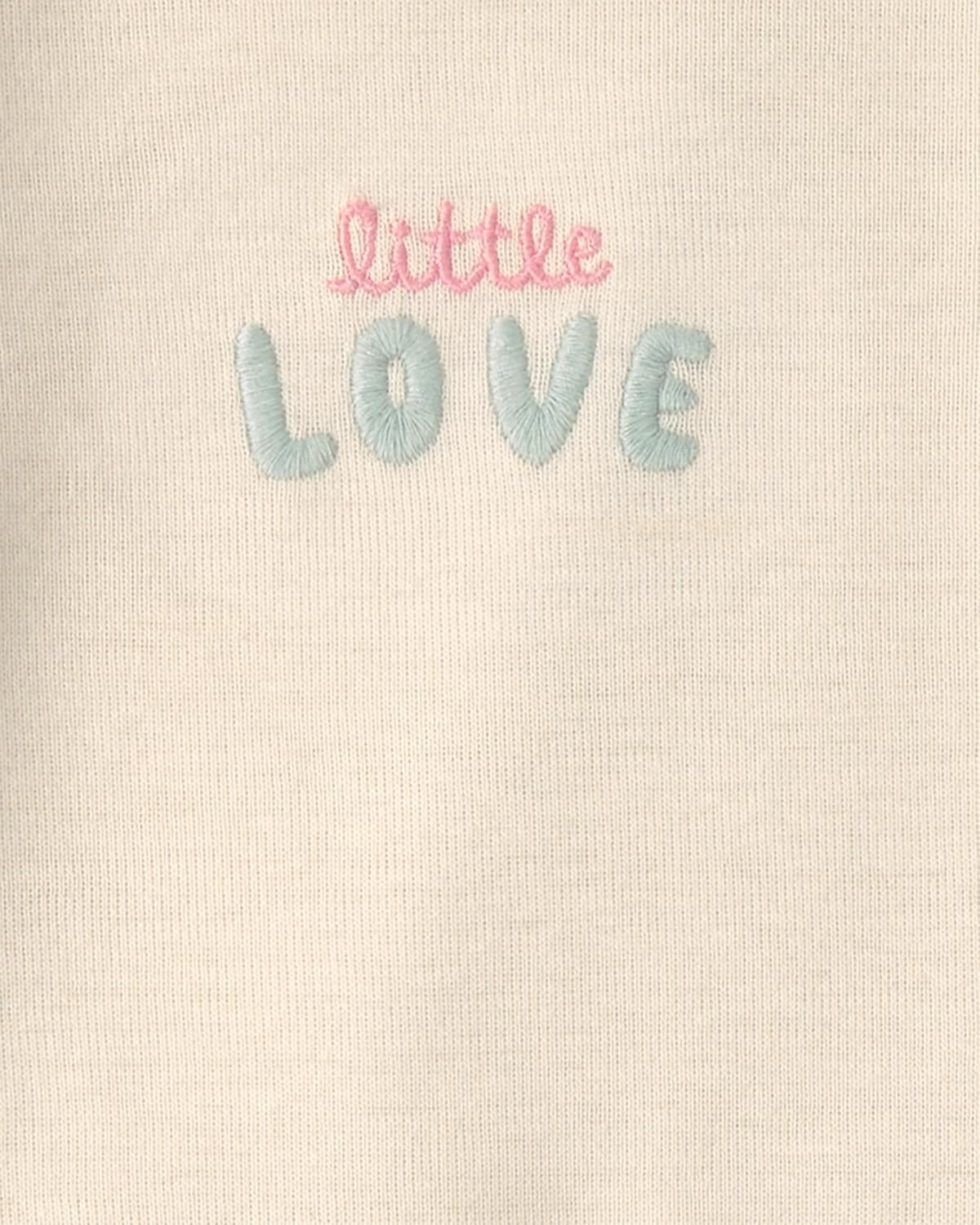 image:imageCarters Baby Girls 3piece Bodysuit Pant SetsGreen Cream Stripe Polar Bear