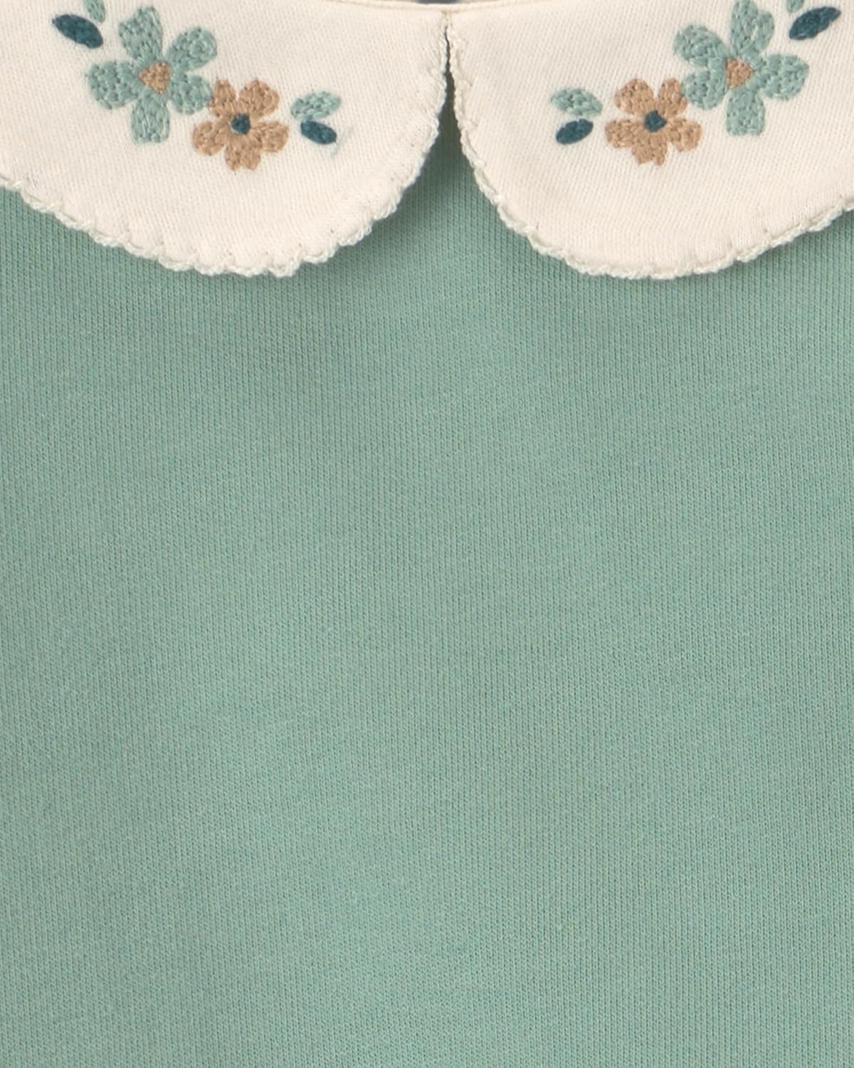 image:imageCarters Baby Girls 3piece Bodysuit Pant SetsGreen Floral