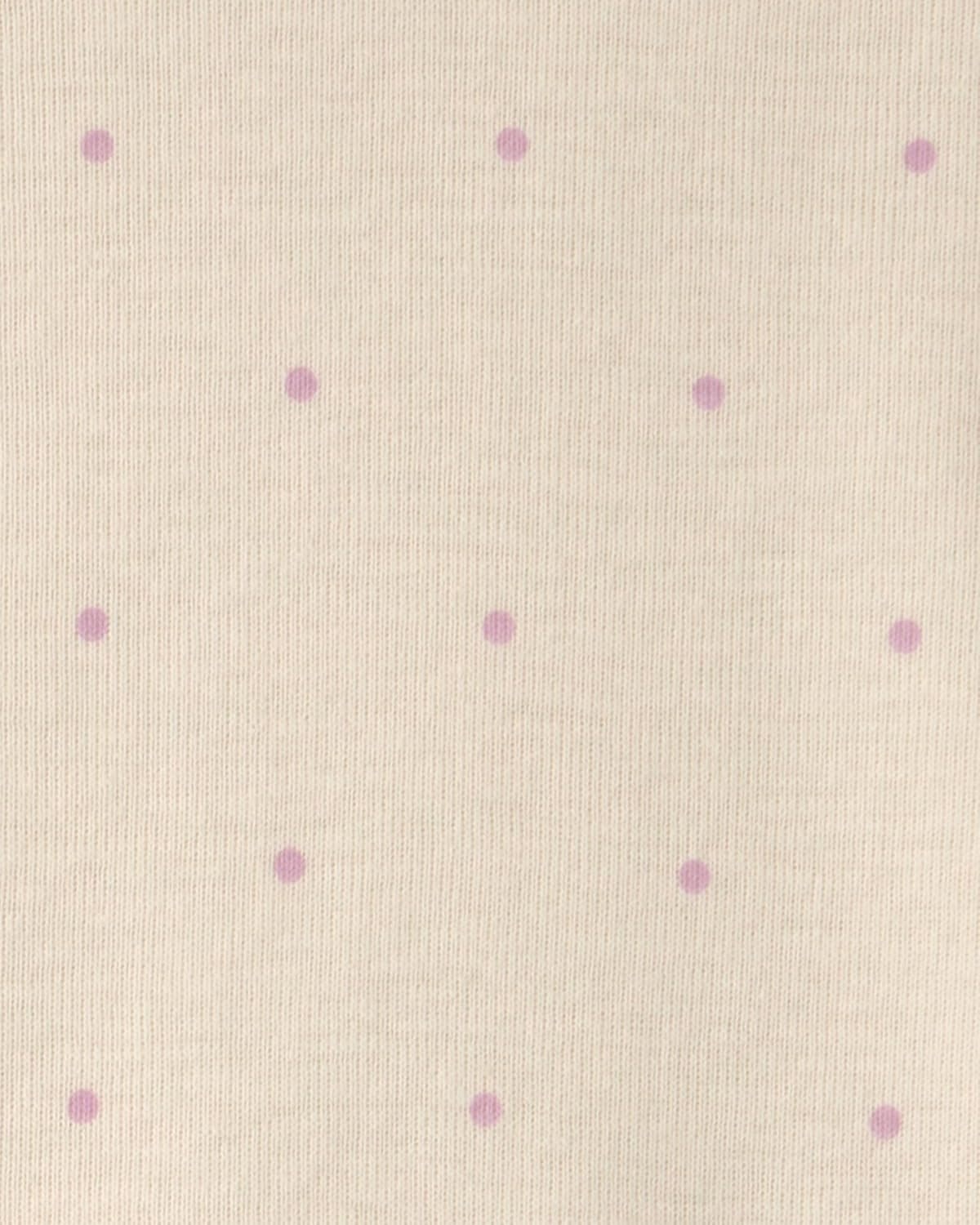 image:imageCarters Baby Girls 3piece Bodysuit Pant SetsPurple Embroidery