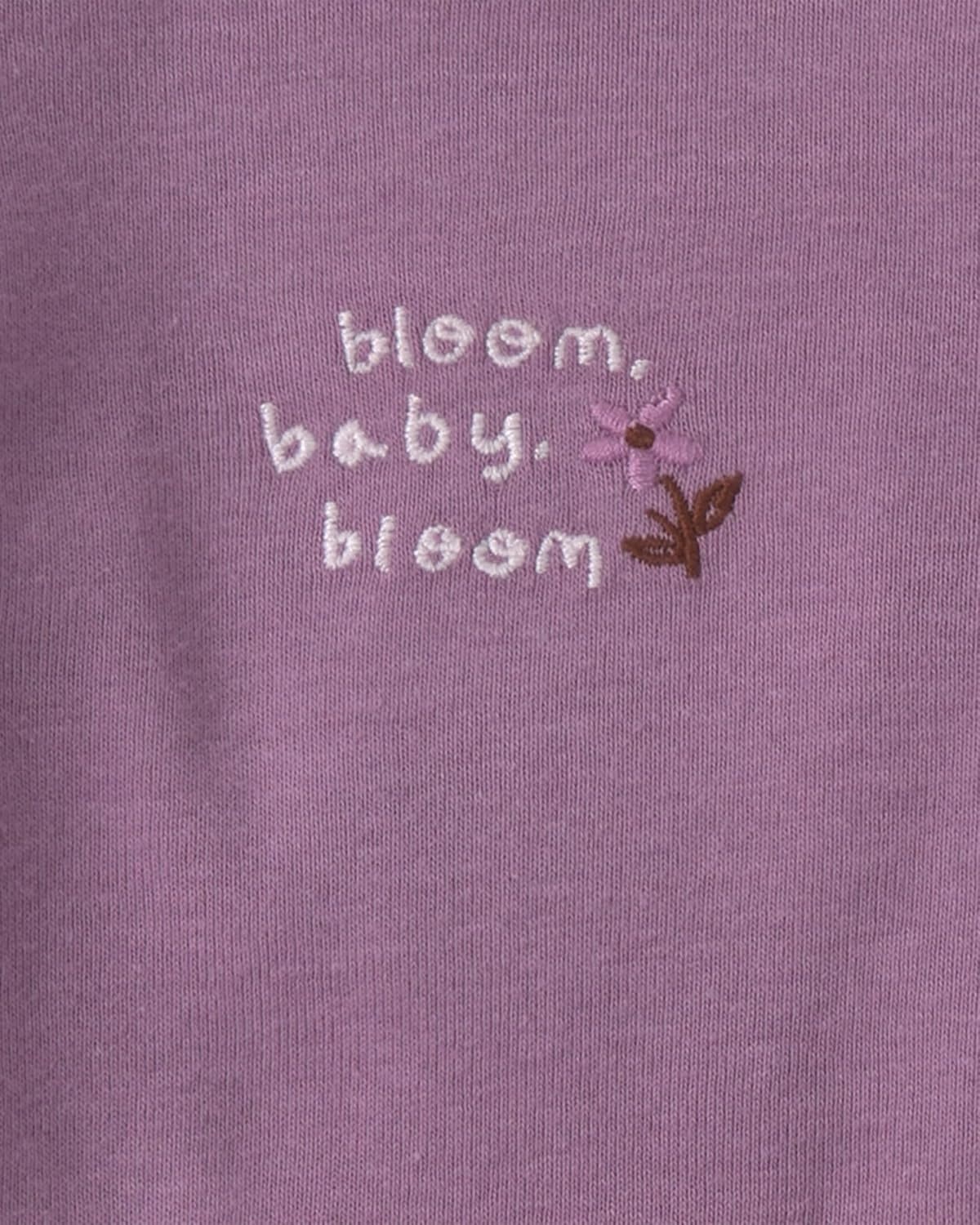 image:imageCarters Baby Girls 3piece Bodysuit Pant SetsPurple Floral