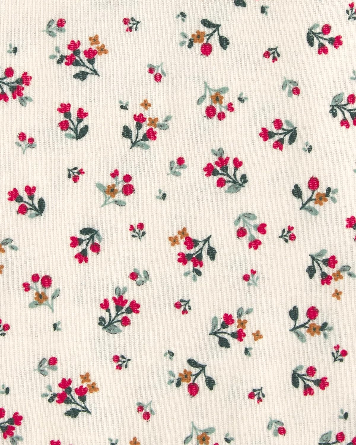 image:imageCarters Baby Girls 3piece Bodysuit Pant SetsRed Grey Floral