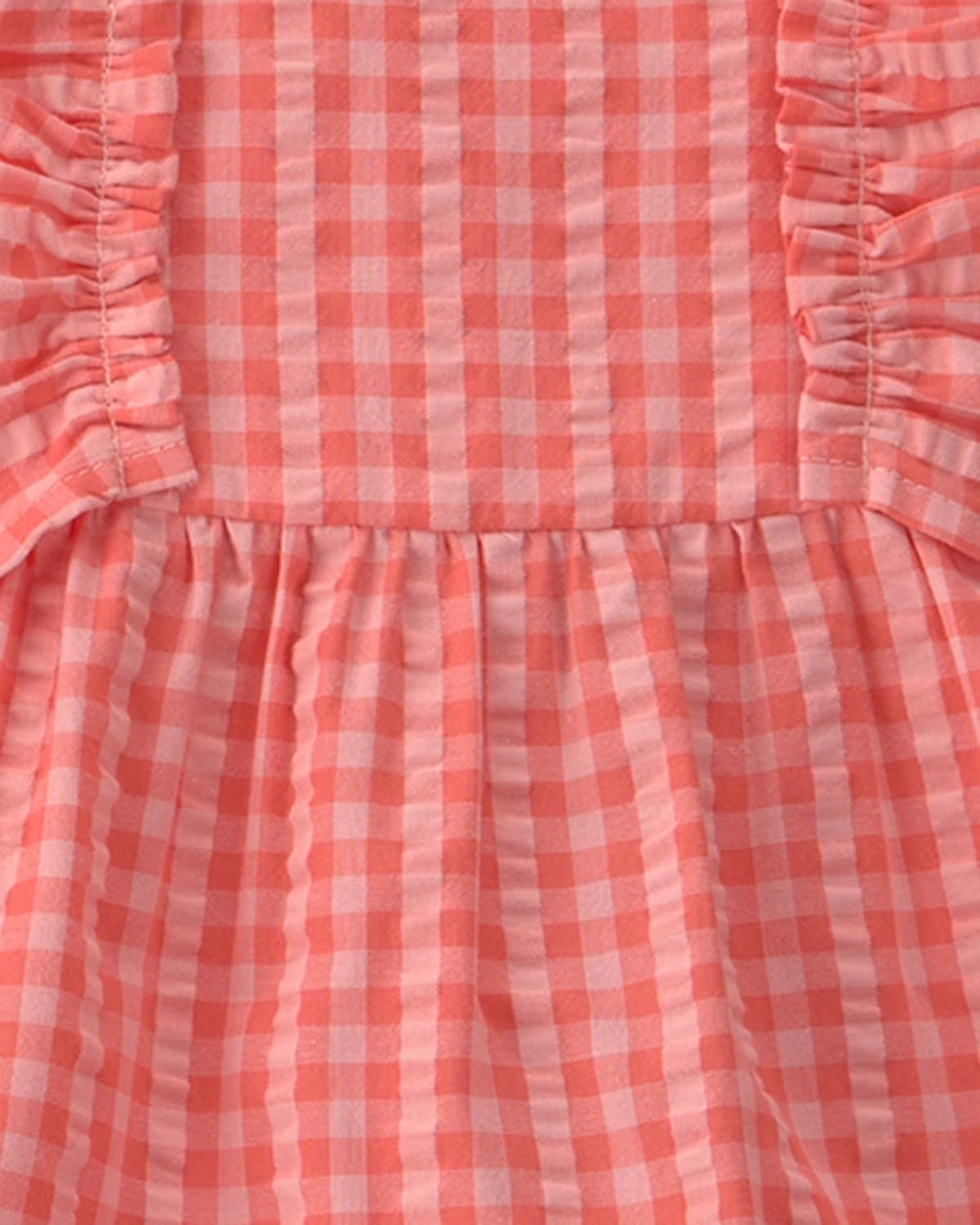 image:imageCarters Baby Girls 3piece Diaper Cover SetRed Check