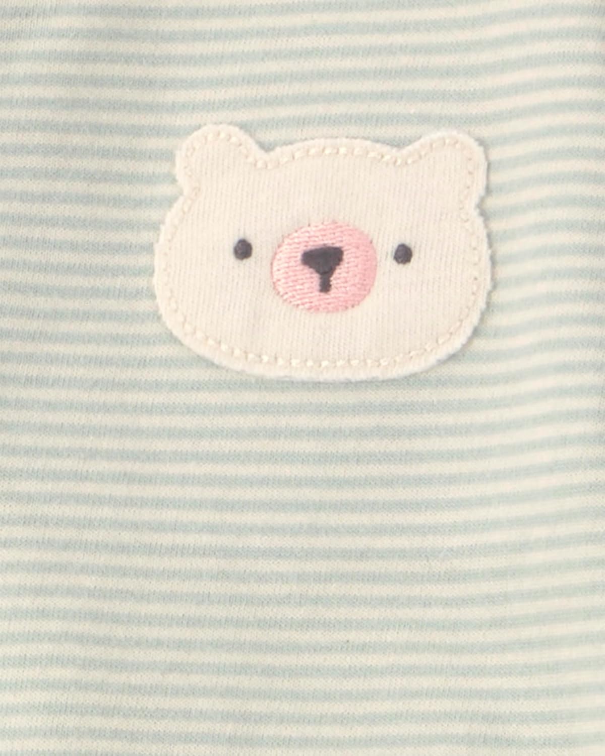 image:imageCarters Baby Girls 3piece Pant SetBear Flutter Green