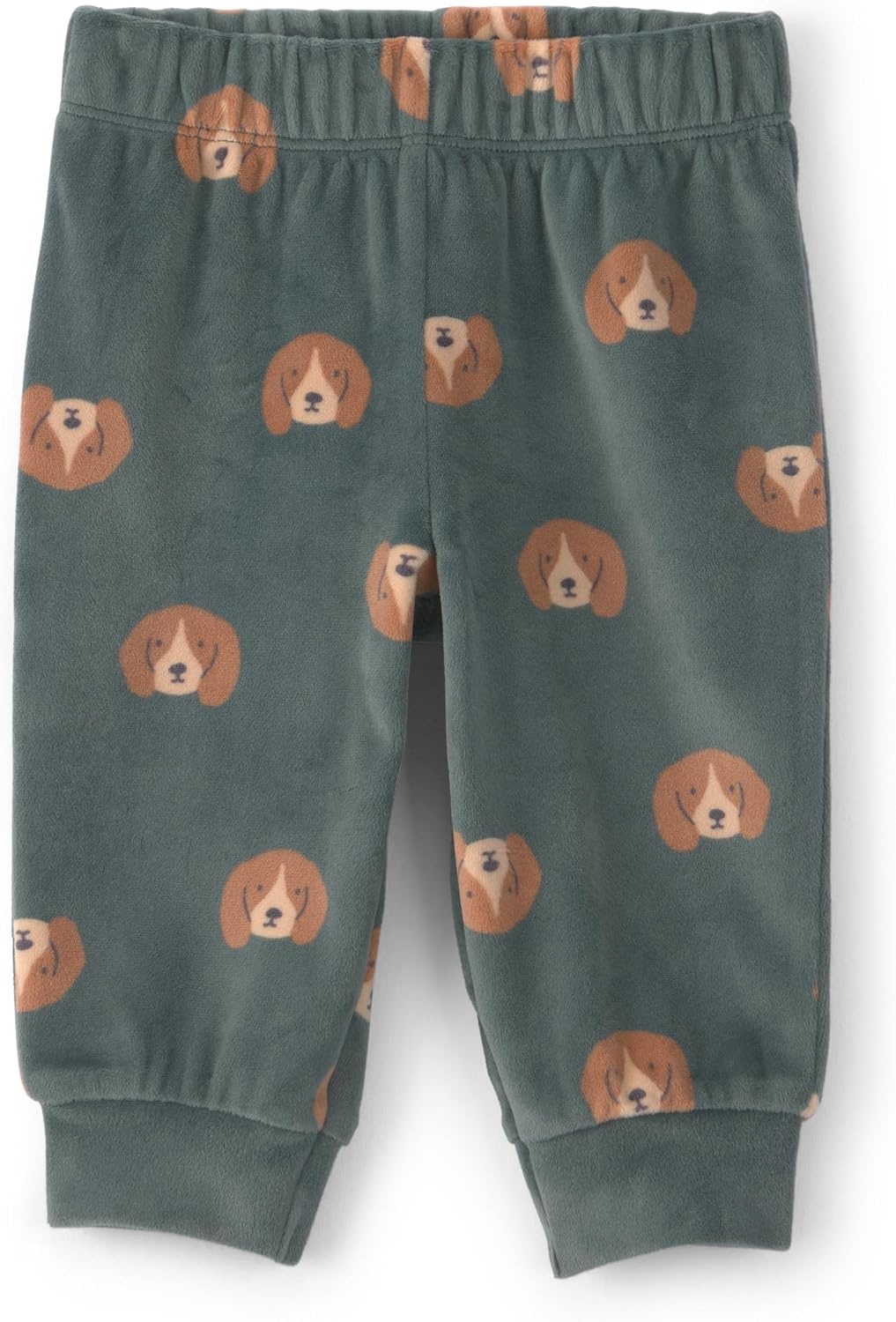 image:imageCarters Baby Girls 3piece Pant SetDog Green
