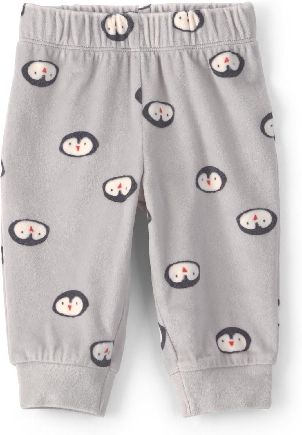 image:imageCarters Baby Girls 3piece Pant SetGrey Penguin