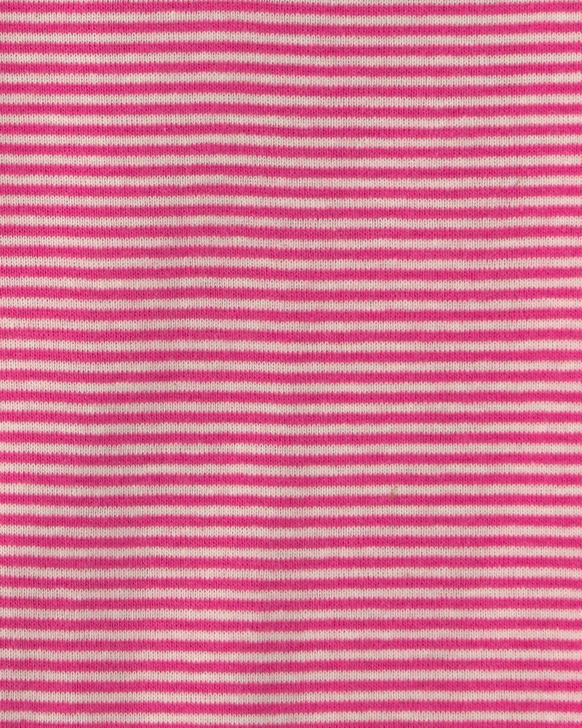 image:imageCarters Baby Girls 4pack Long Sleeve BodysuitsMulti Floral Stripe Raspberry