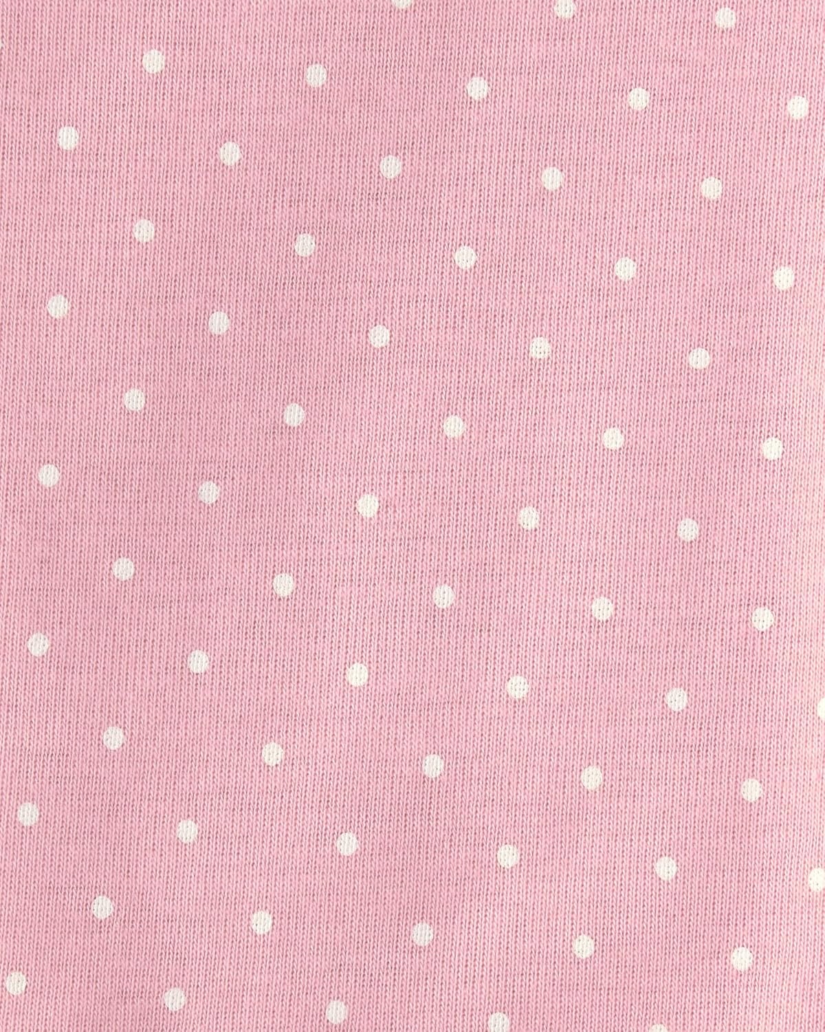 image:imageCarters Baby Girls 4pack Long Sleeve BodysuitsMulti Owl Dot Stripe Heart