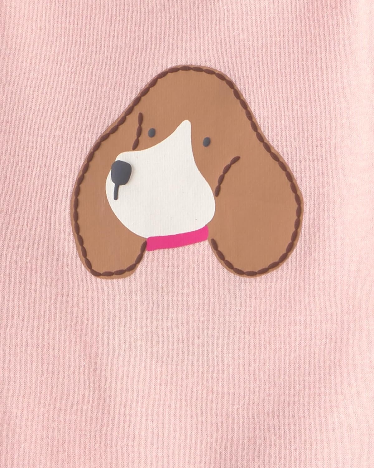 image:imageCarters Baby Girls 4pack Long Sleeve BodysuitsPink Dog