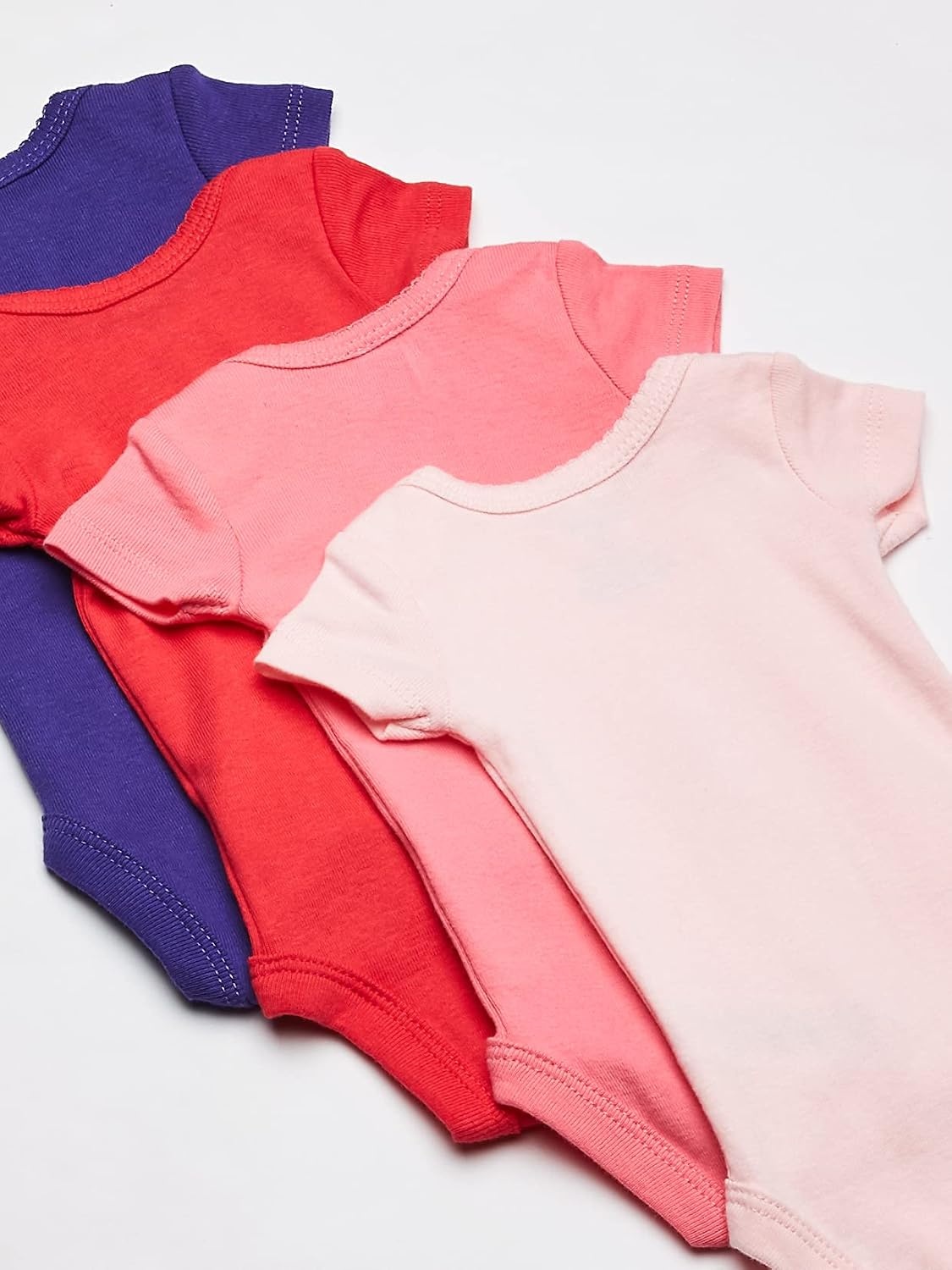 image:imageCarters Baby Girls 8pack Shortsleeve BodysuitsAssorted Pack