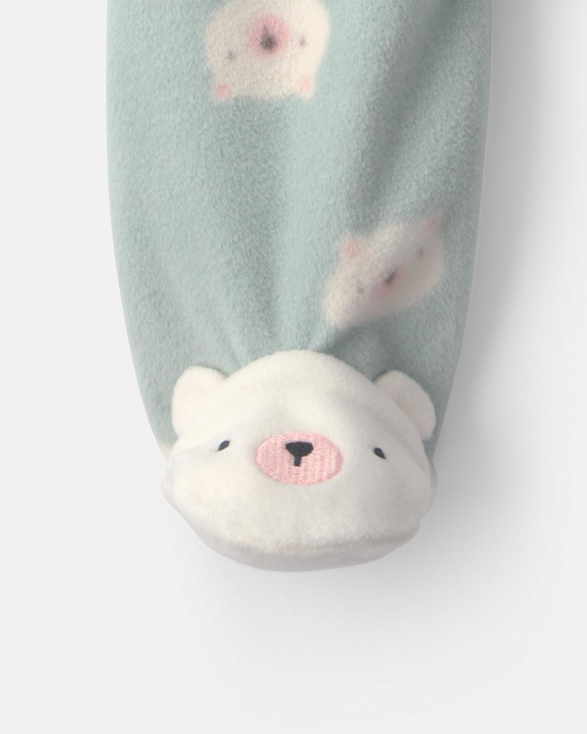 image:imageCarters Baby Girls Fleece Sleep and PlayBlue Bear